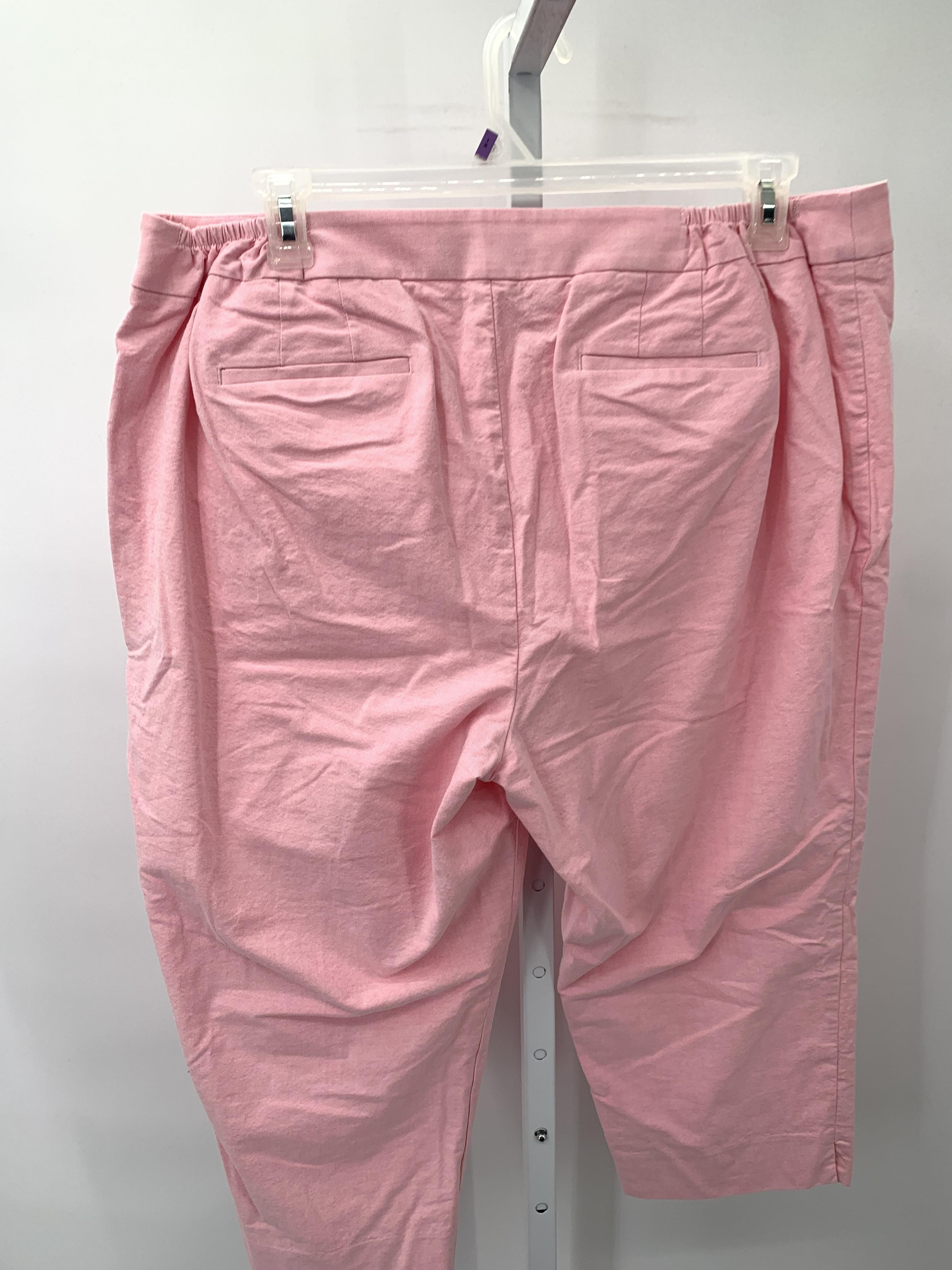 Talbots Size 20WP Womens Cropped Pants
