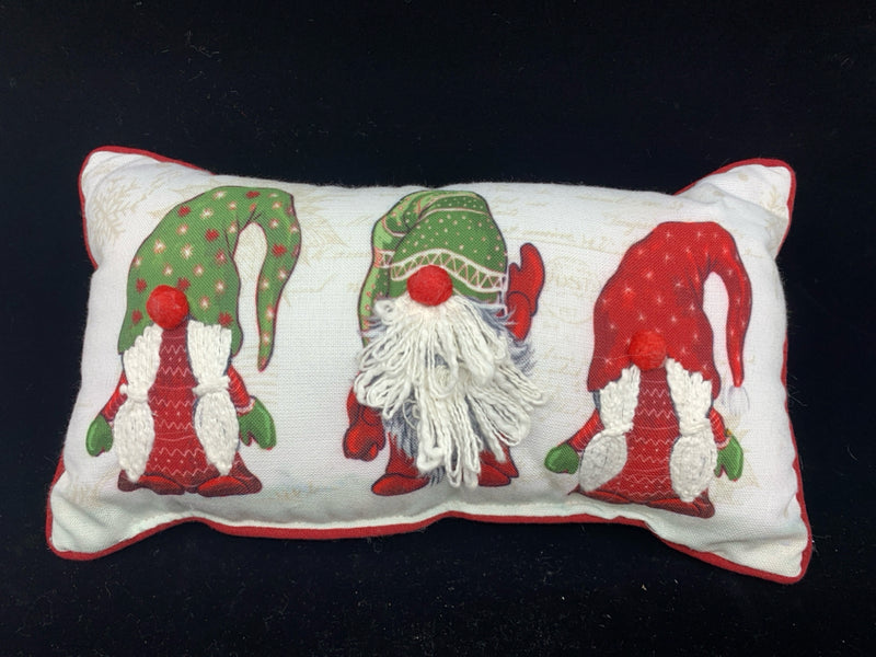 3 GNOME SMALL RECTANGLE PILLOW.