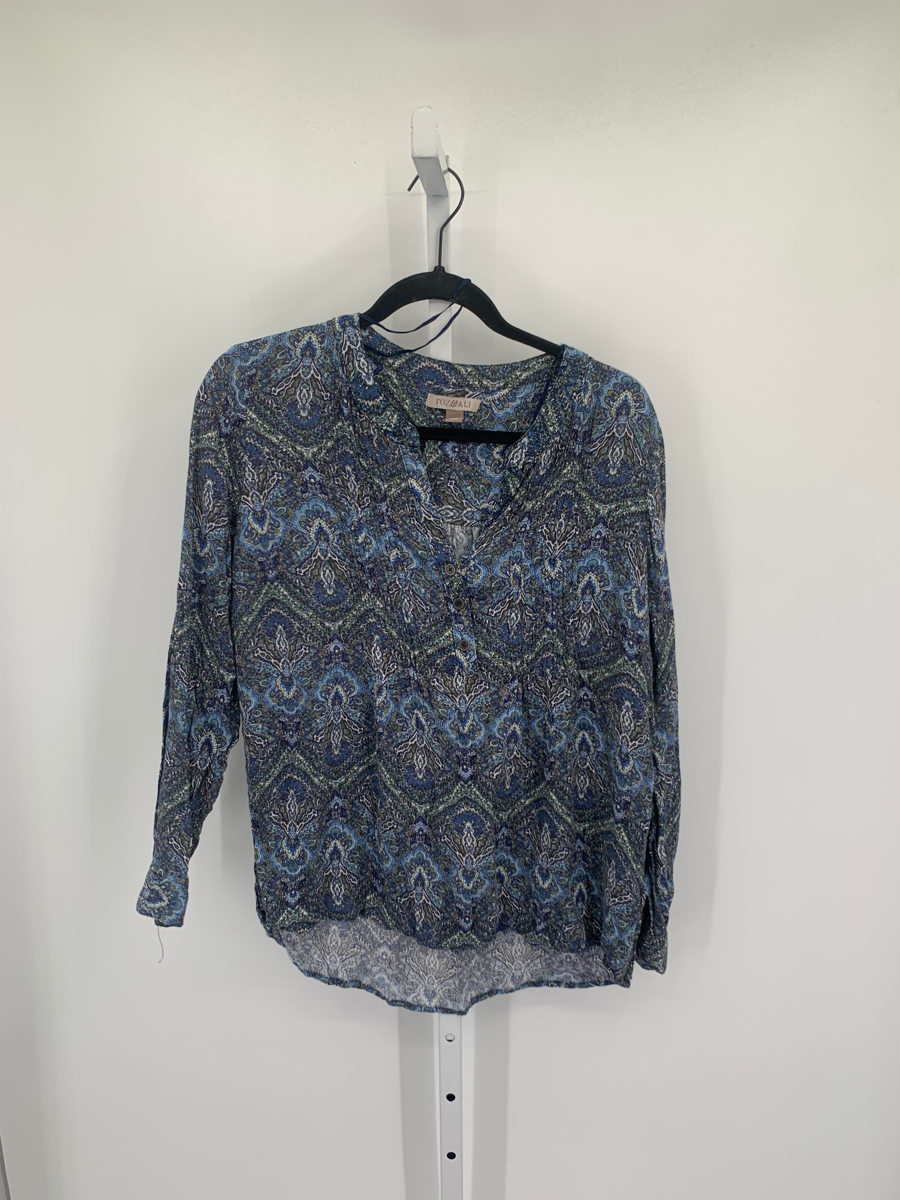 Roz & Ali Size Large Misses Long Sleeve Shirt