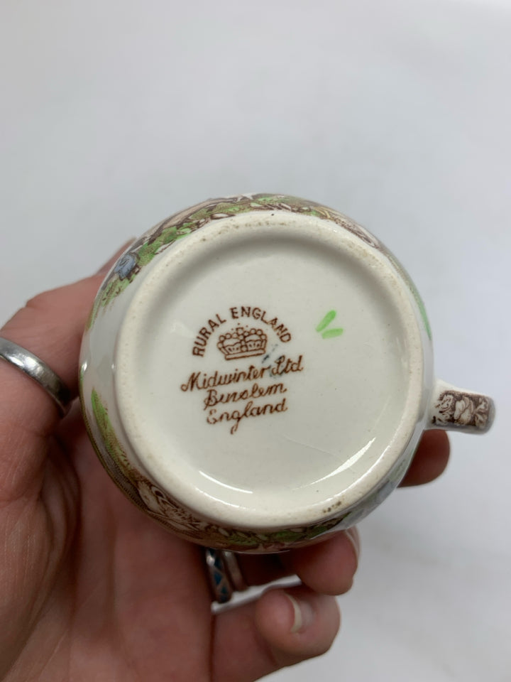 MICRO VTG ENGLAND VILLAGE SCENE.
