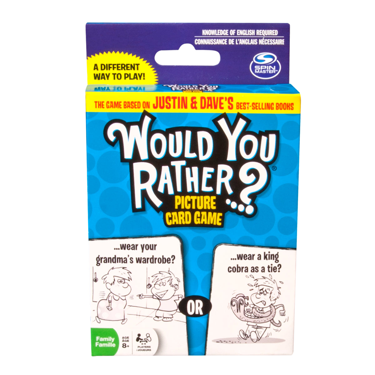 Spin Master Games - Would You Rather…? - Picture Card Game -