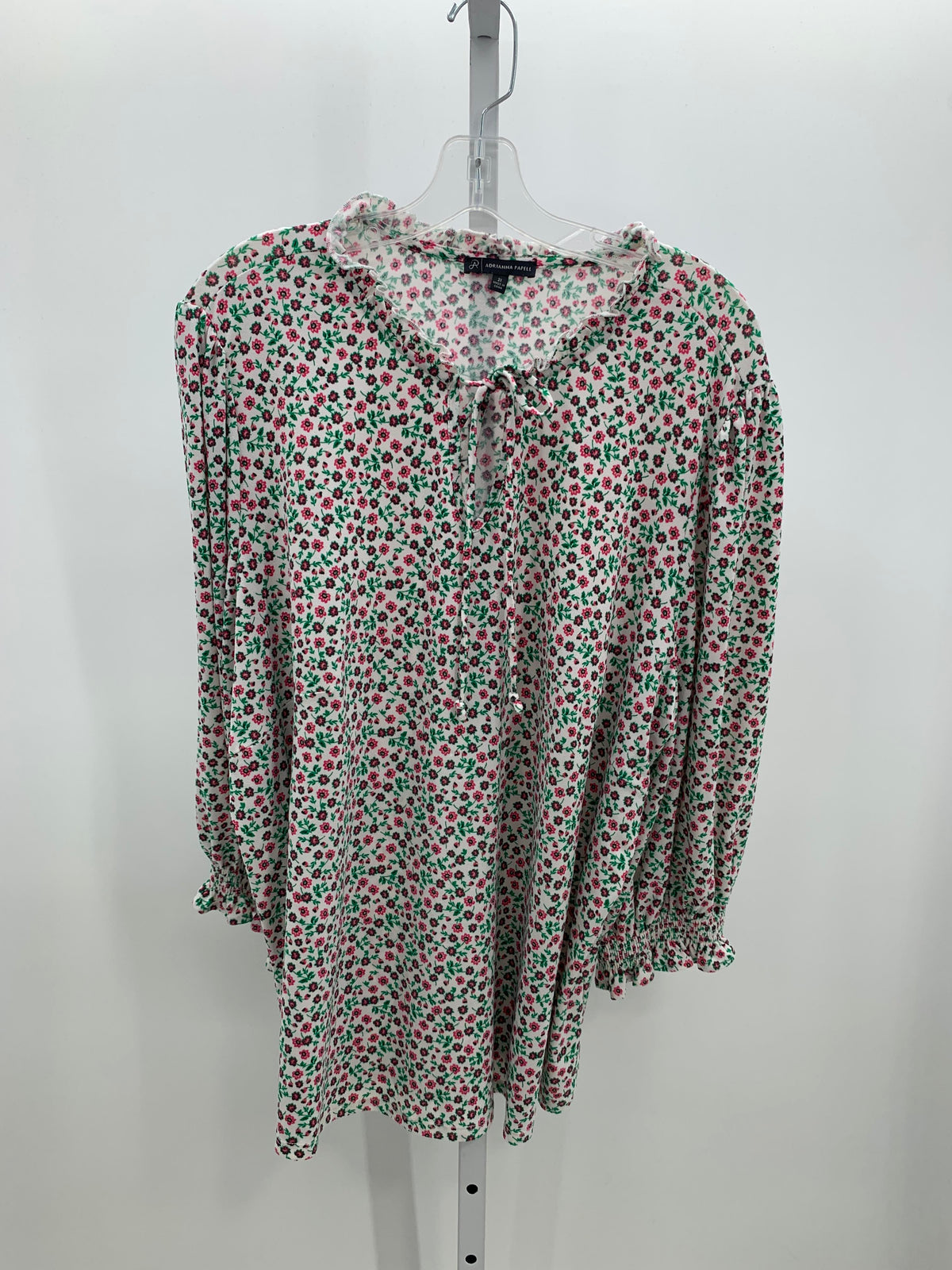 Adrianna Papell Size 3X Womens Long Sleeve Shirt