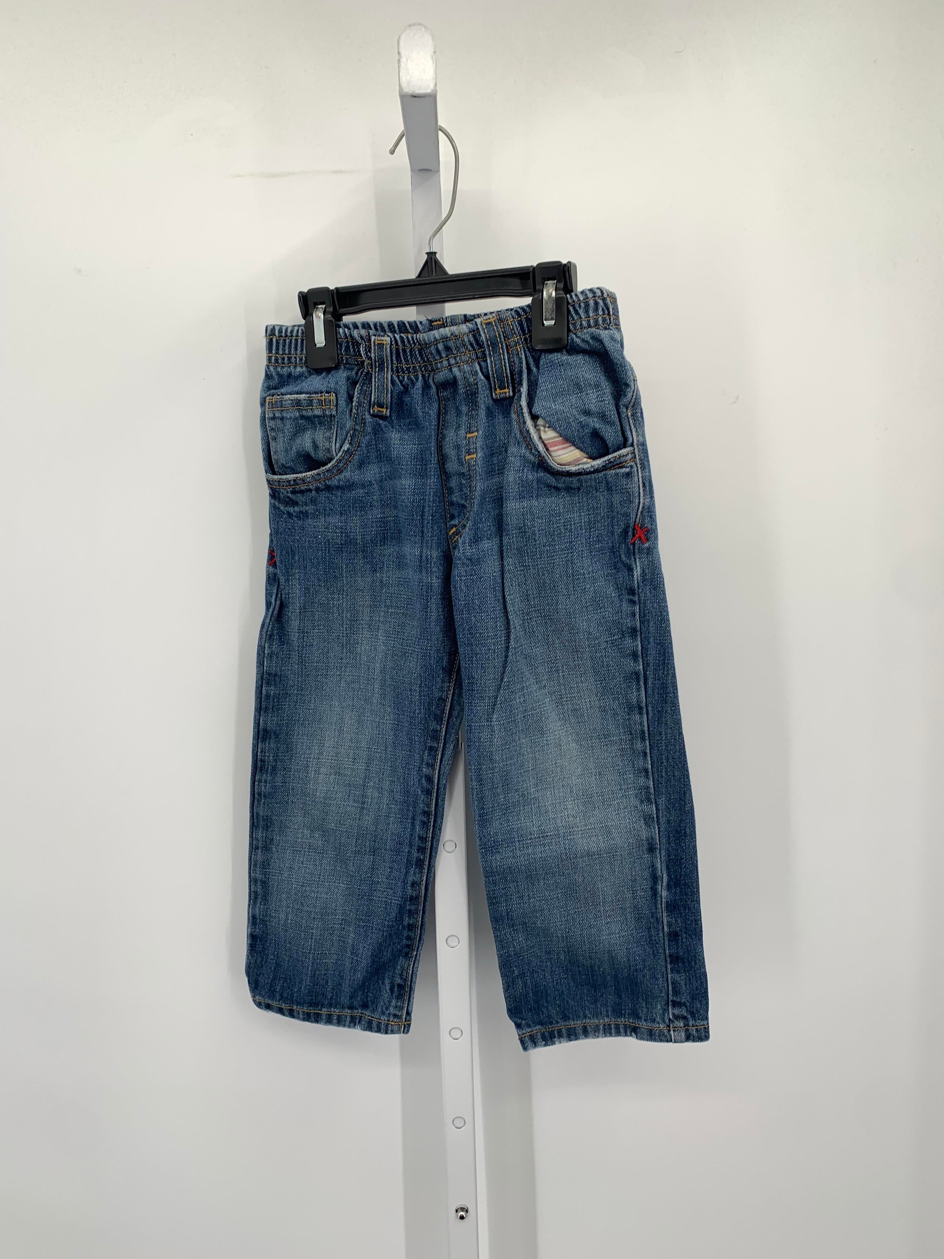 ELASTIC WAIST JEANS