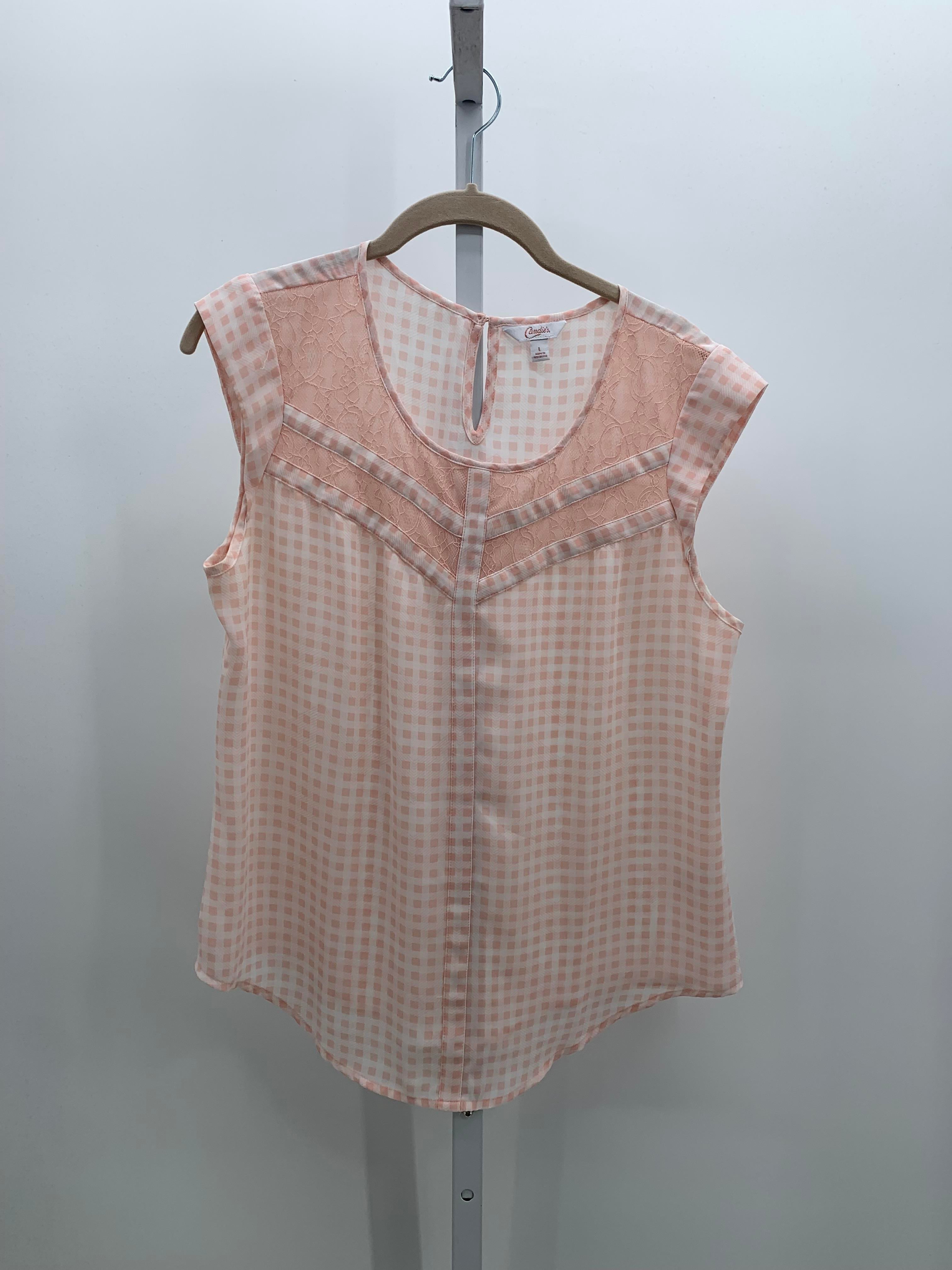 Candies Size Large Juniors Sleeveless Shirt