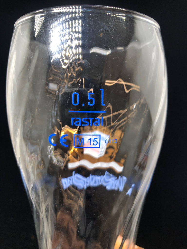 WEIHENSTEPHAN BEER GLASS.