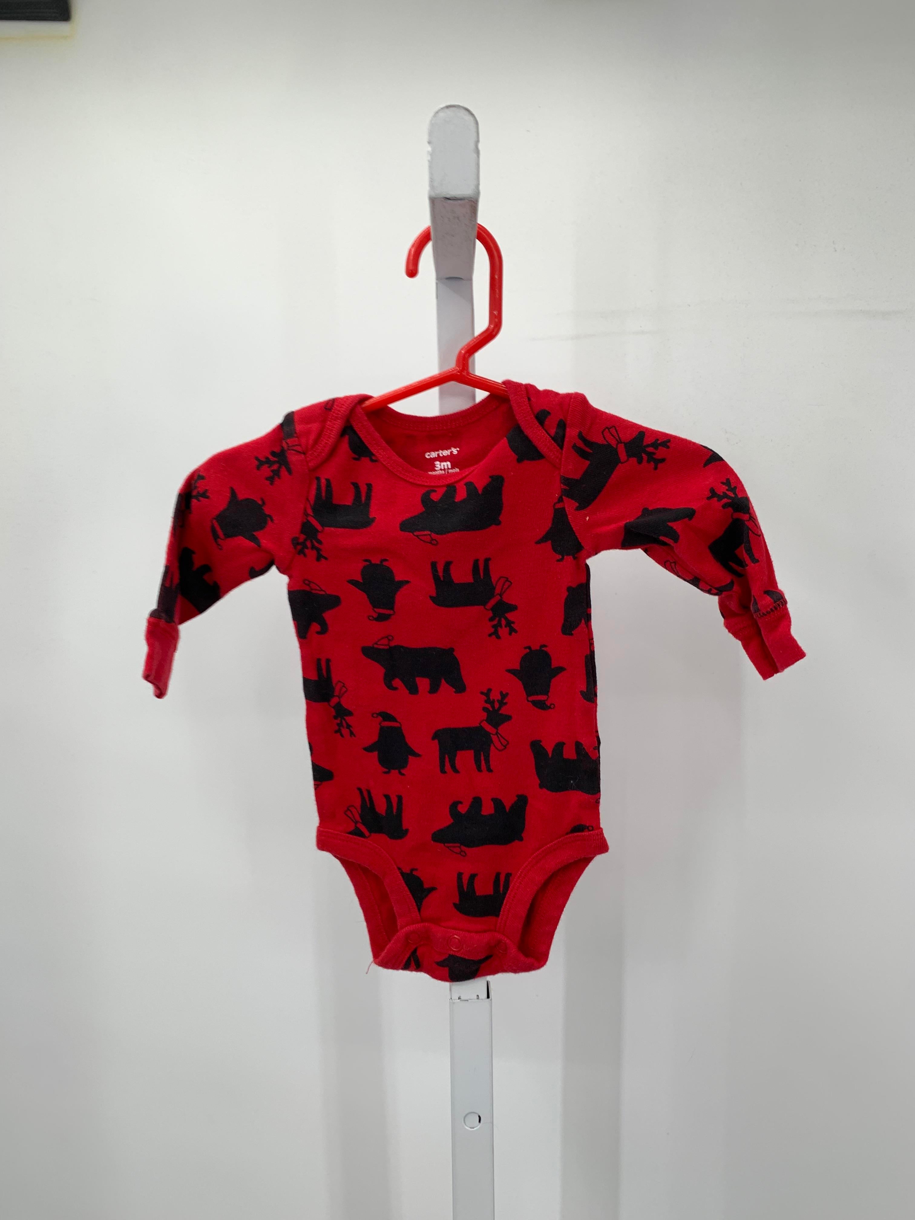 LONG SLV SHIRT ANIMALS IN SATAN HATS