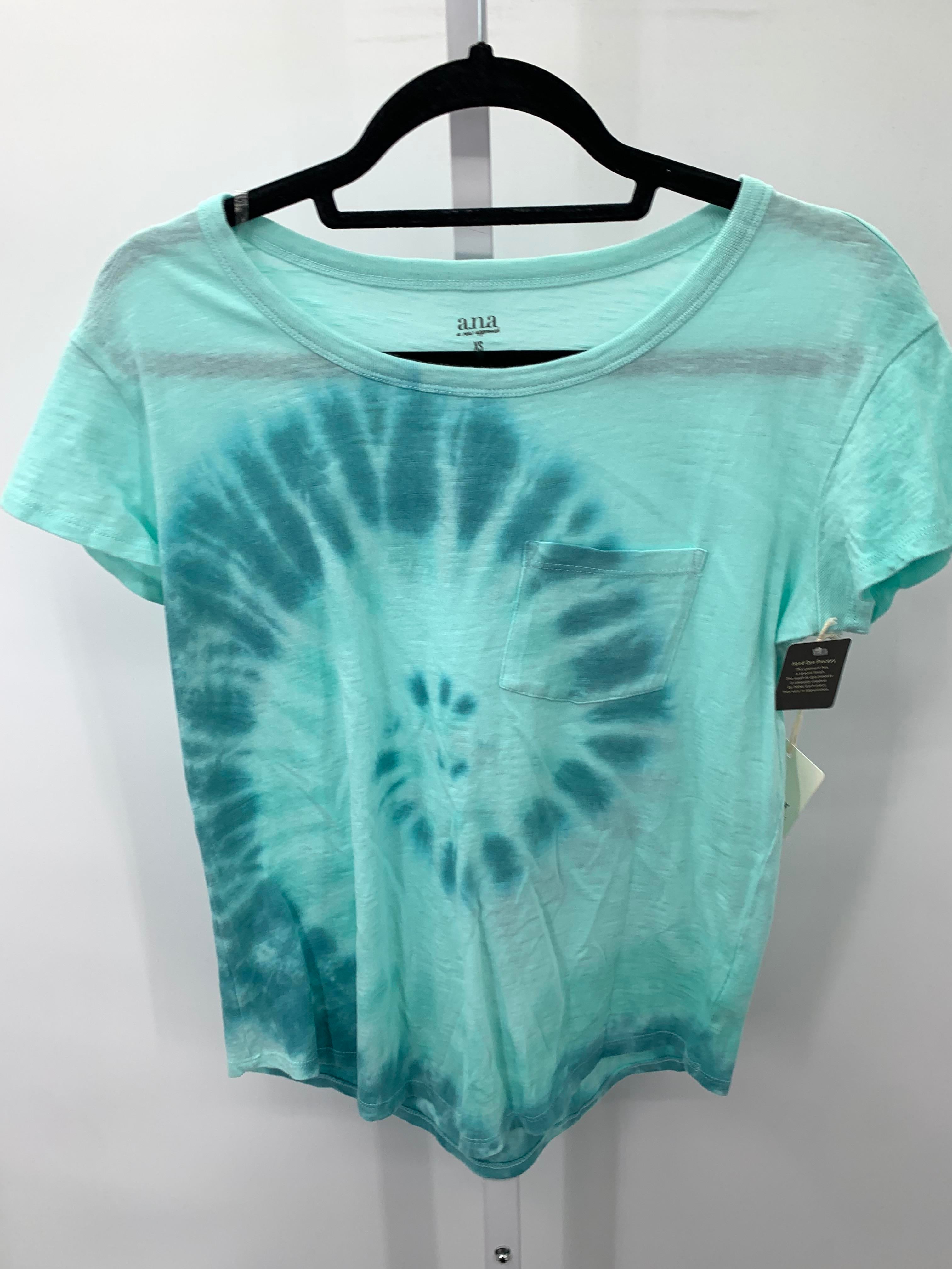 A.N.A. Size X Small Misses Short Sleeve Shirt
