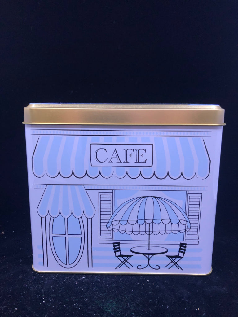 CAFE RECTANGLE TIN.