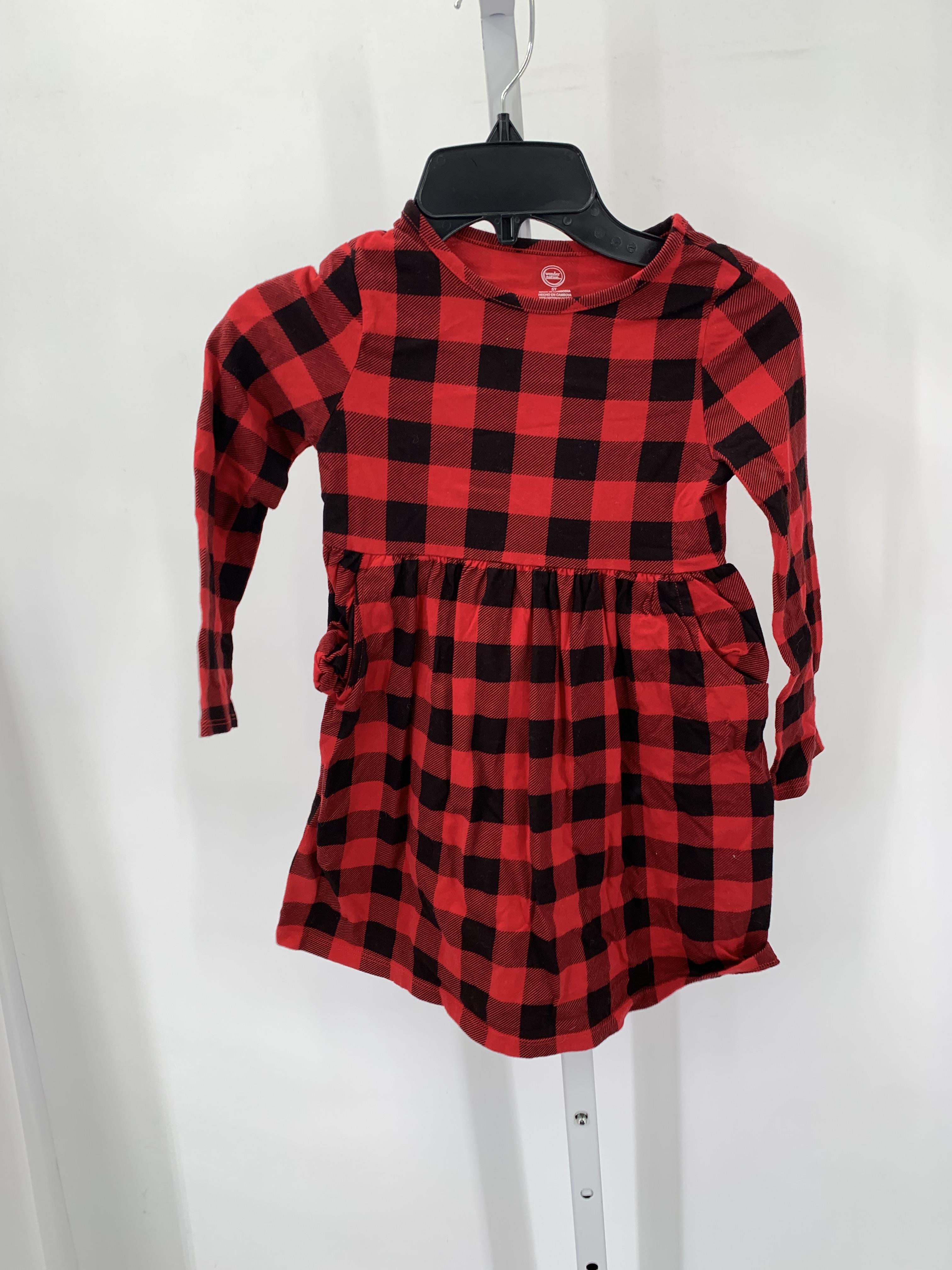 Wonder Nation Size 5T Girls Long Sleeve Dress