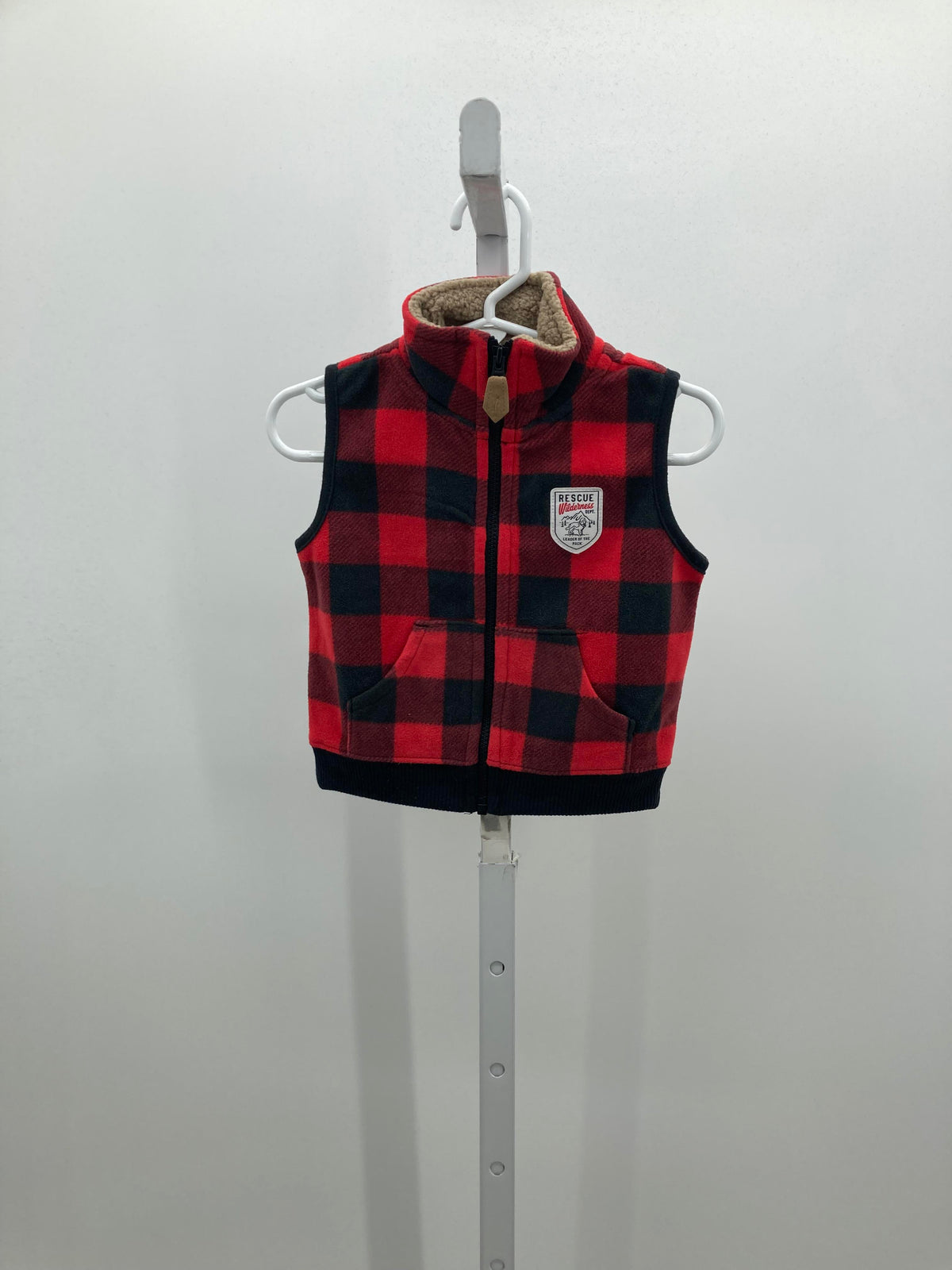 BLACK PLAID FLEECE