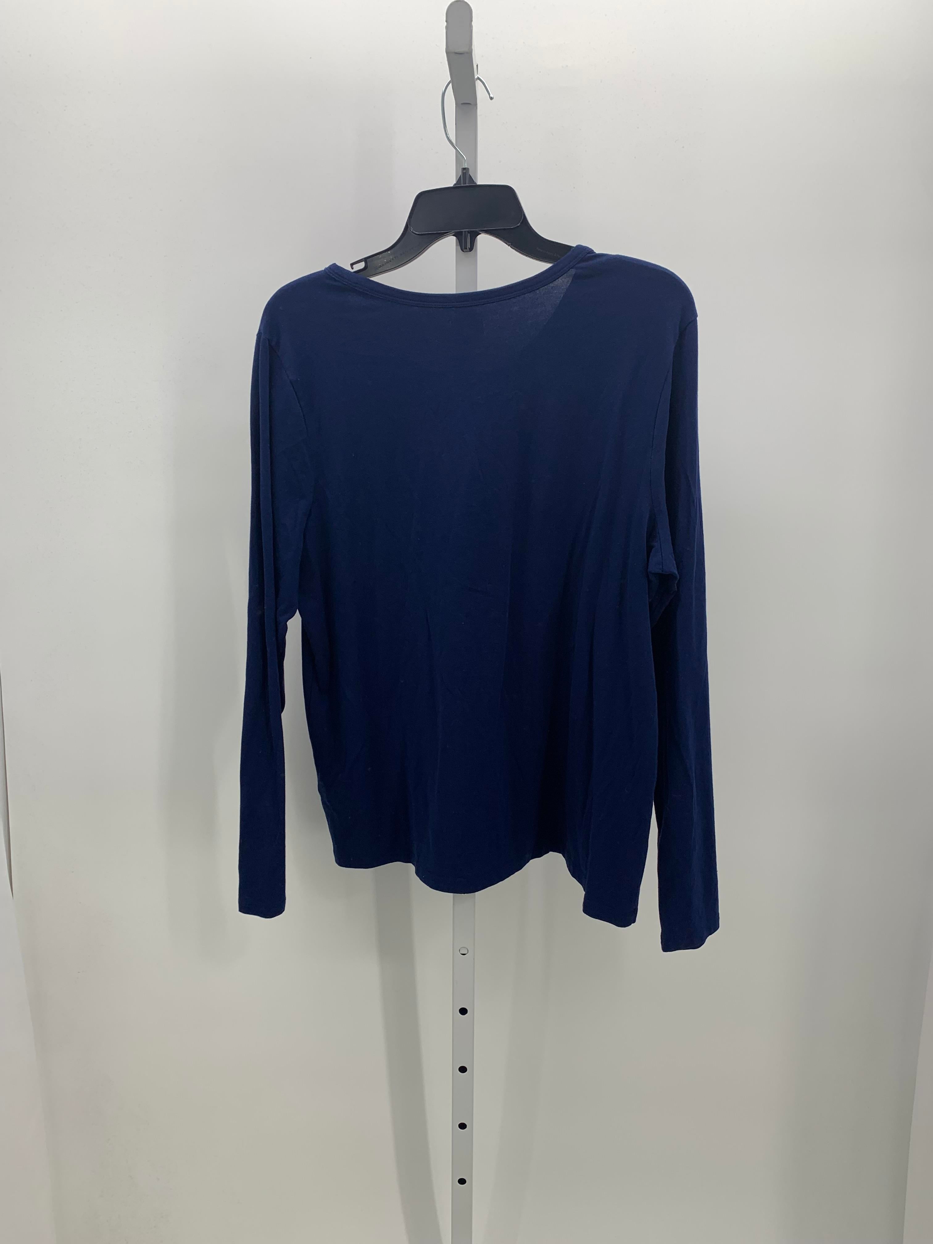 Lands End Size Large Misses Long Sleeve Shirt