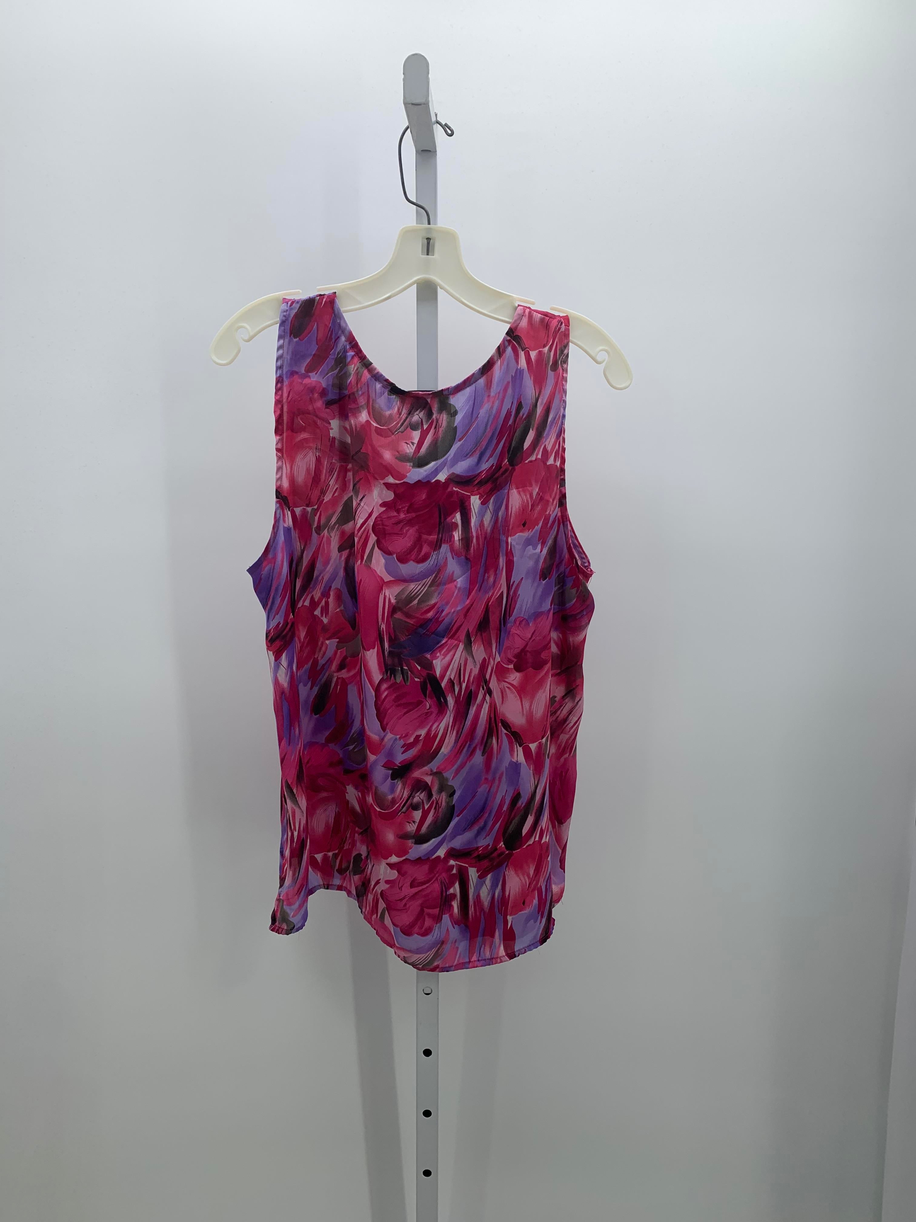 Elementz Size X Large Petite Petite Sleeveless Shirt