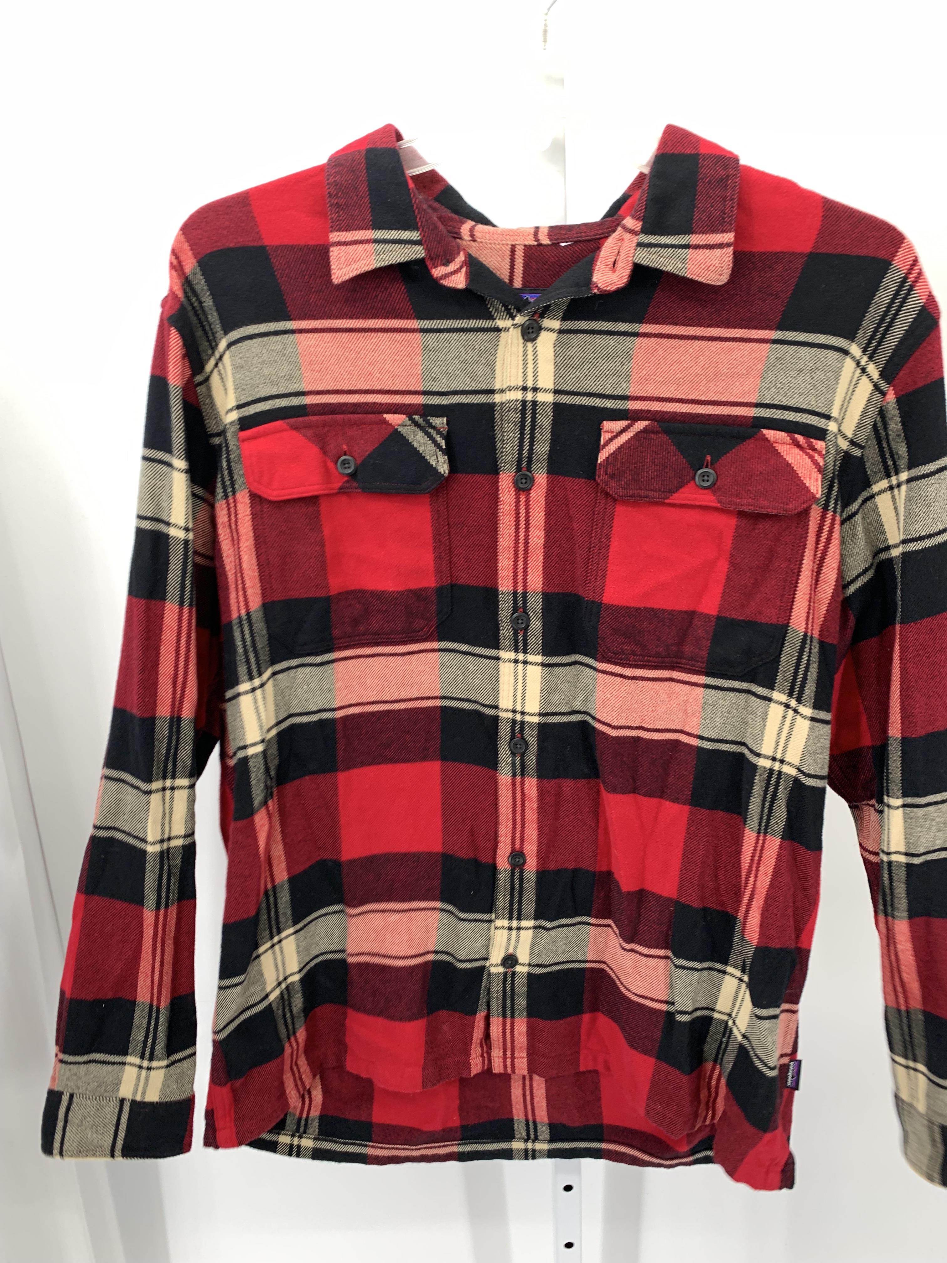 PLAID BTN DOWN