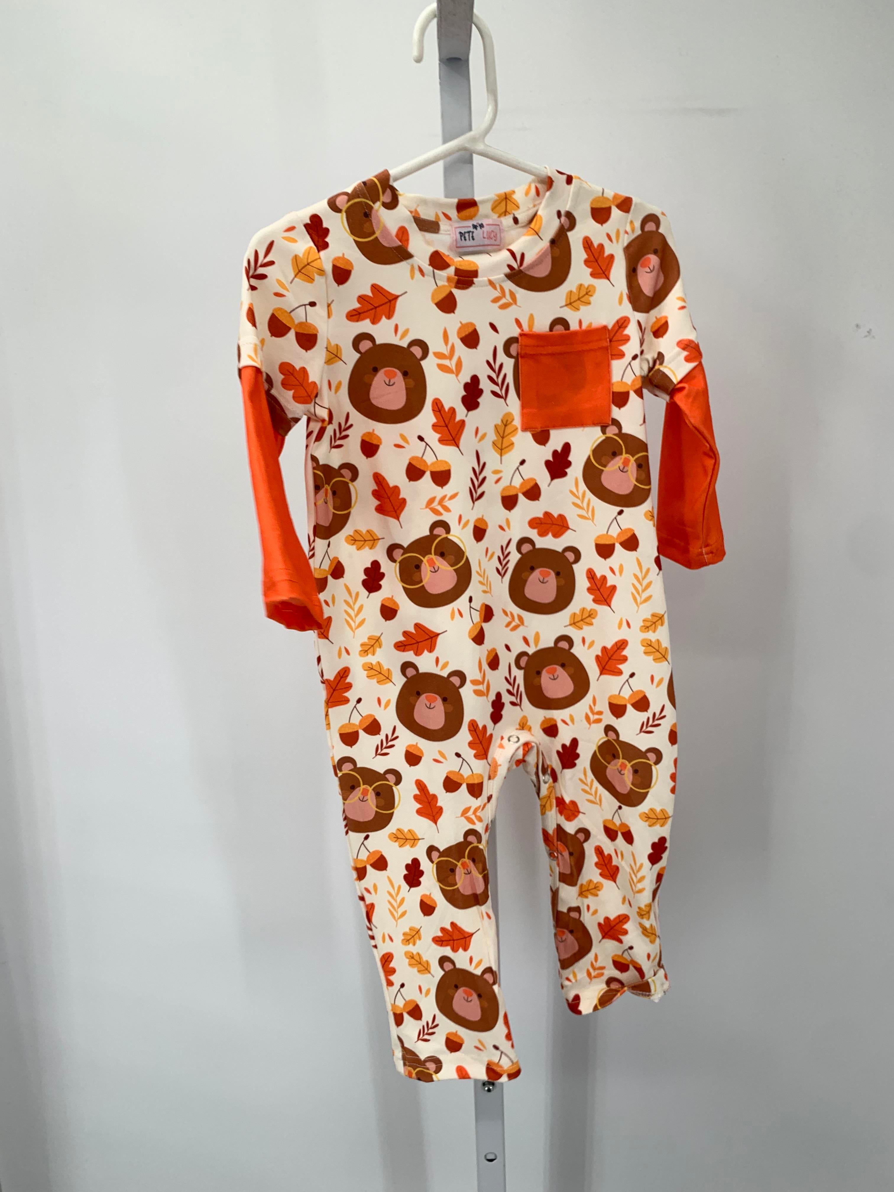 Size 12-18 Months Girls Long Slv. Romper