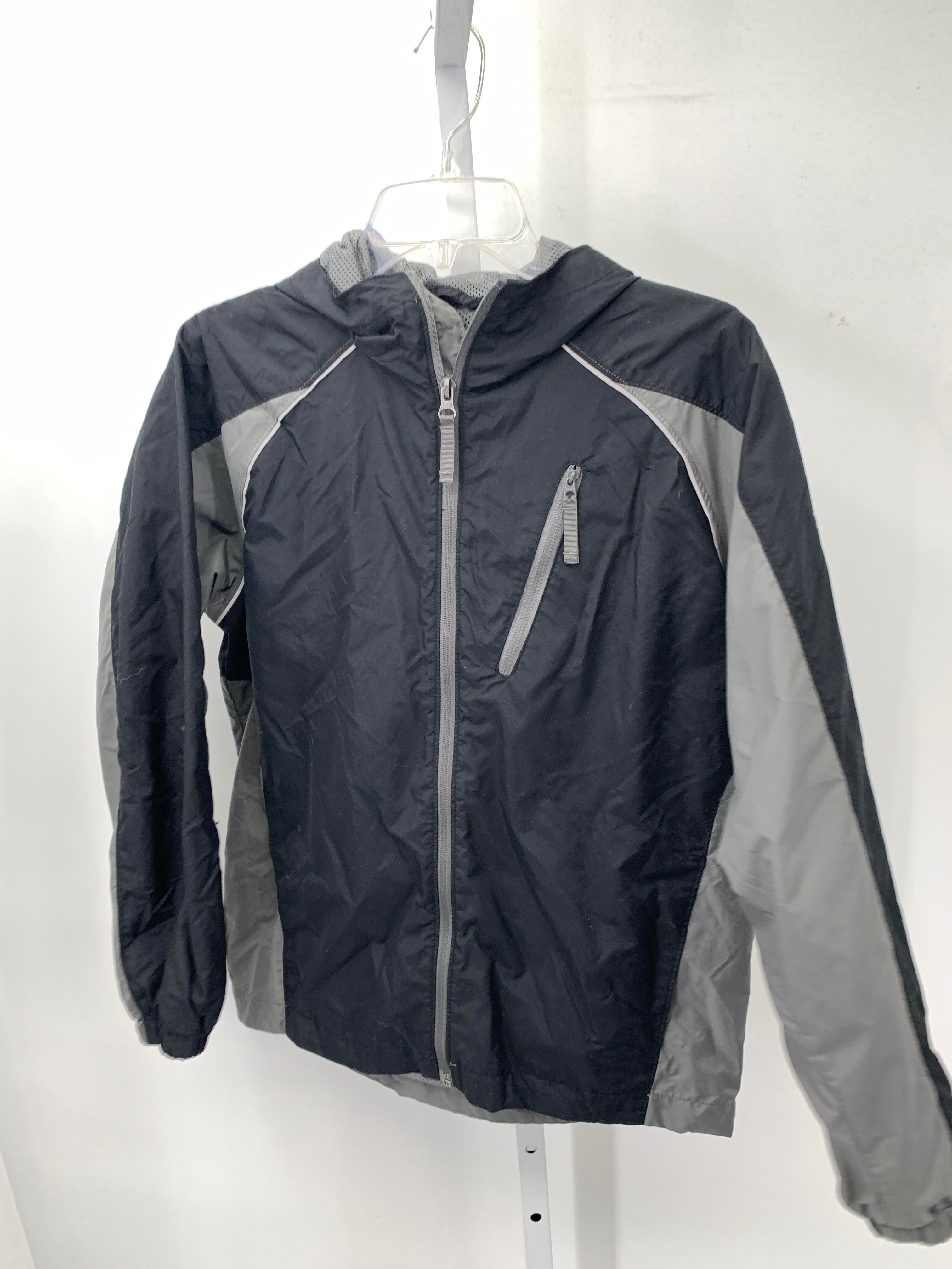 GREY HOODED ZIP