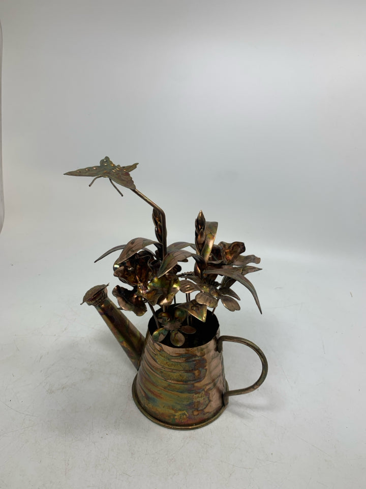 WATERING CAN W/ FLOWERS MUSIC BOX DERKELEY DESIGNS.