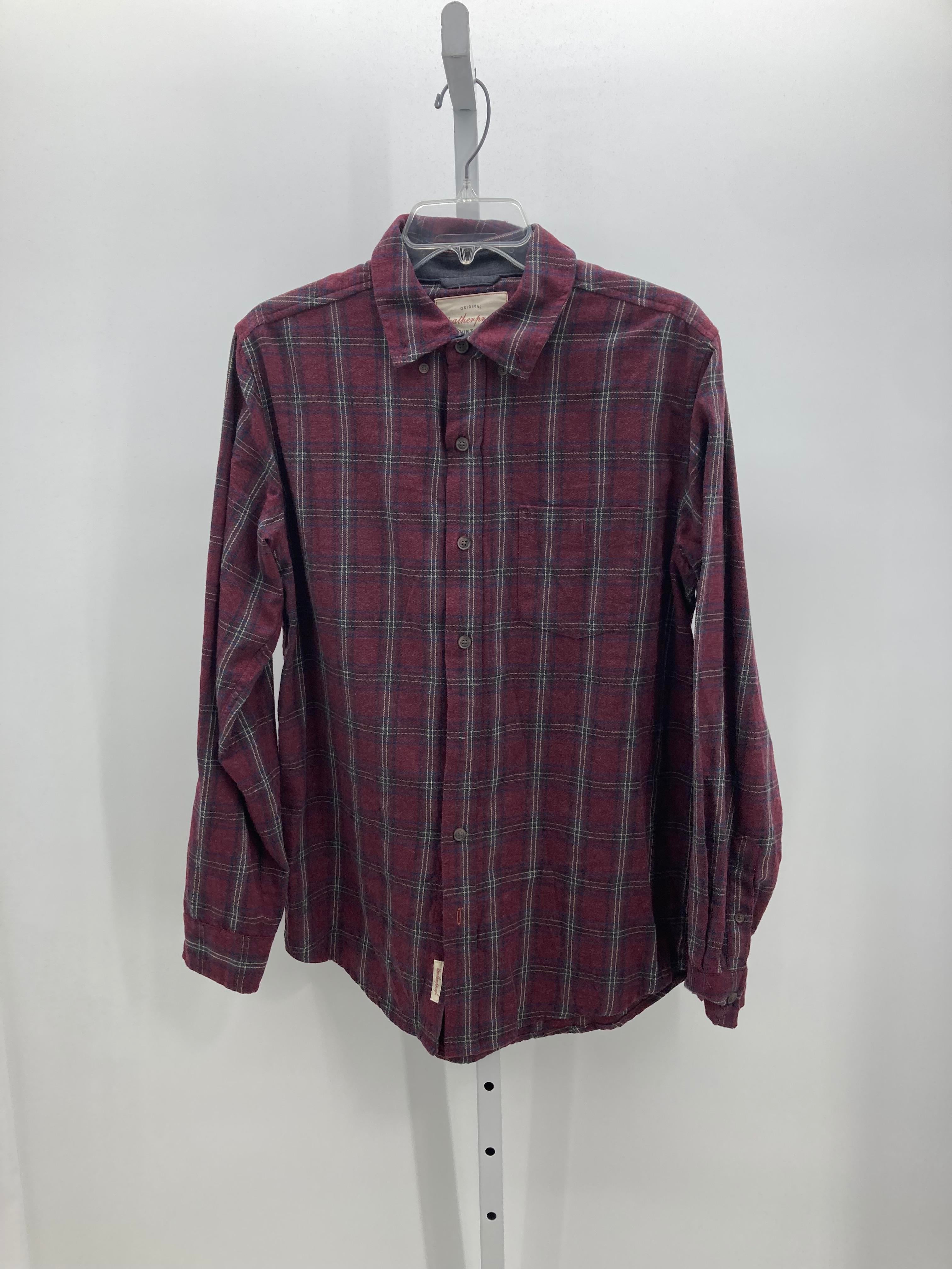 PLAID BTN DOWN