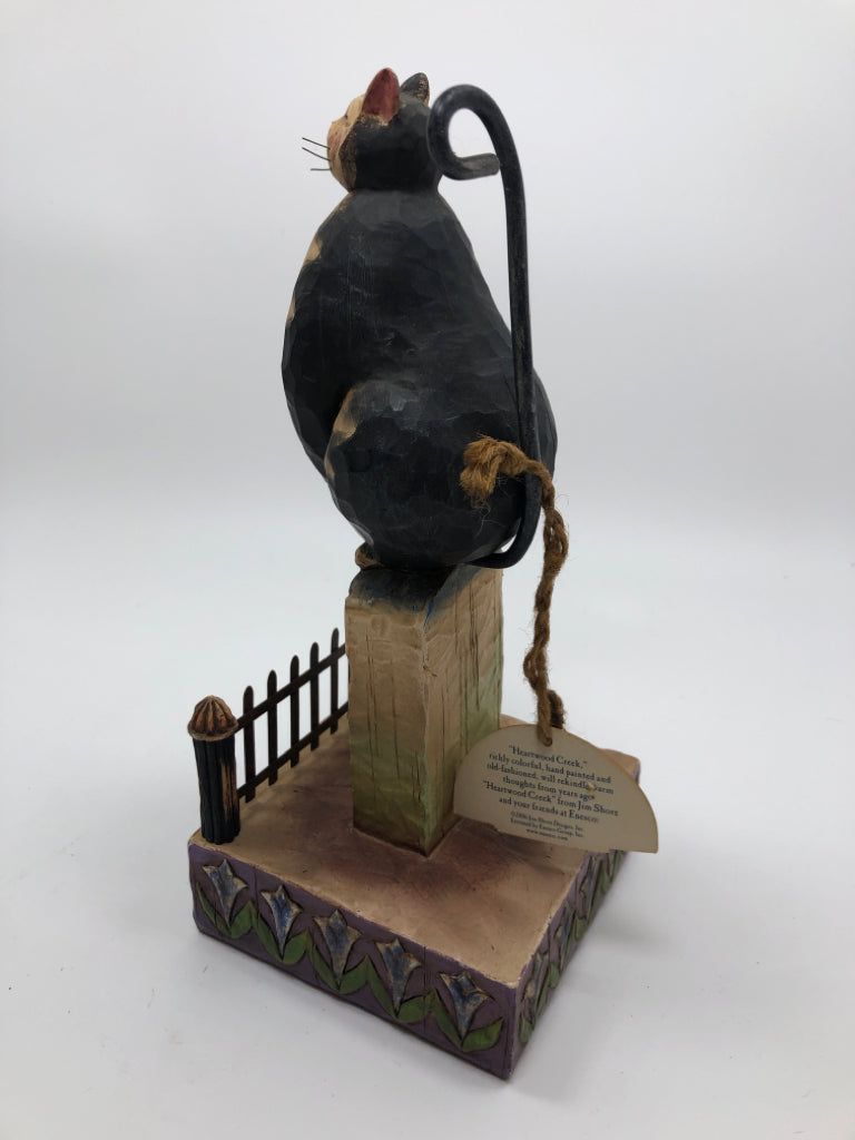 JIM SHORE SLEEP TIGHT CAT FIGURINE.