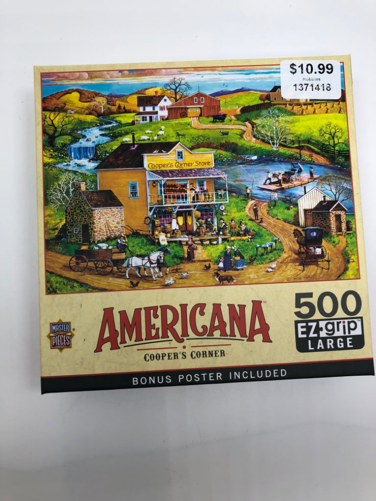 NIB AMERICANA COOPERS CORNER PUZZLE.