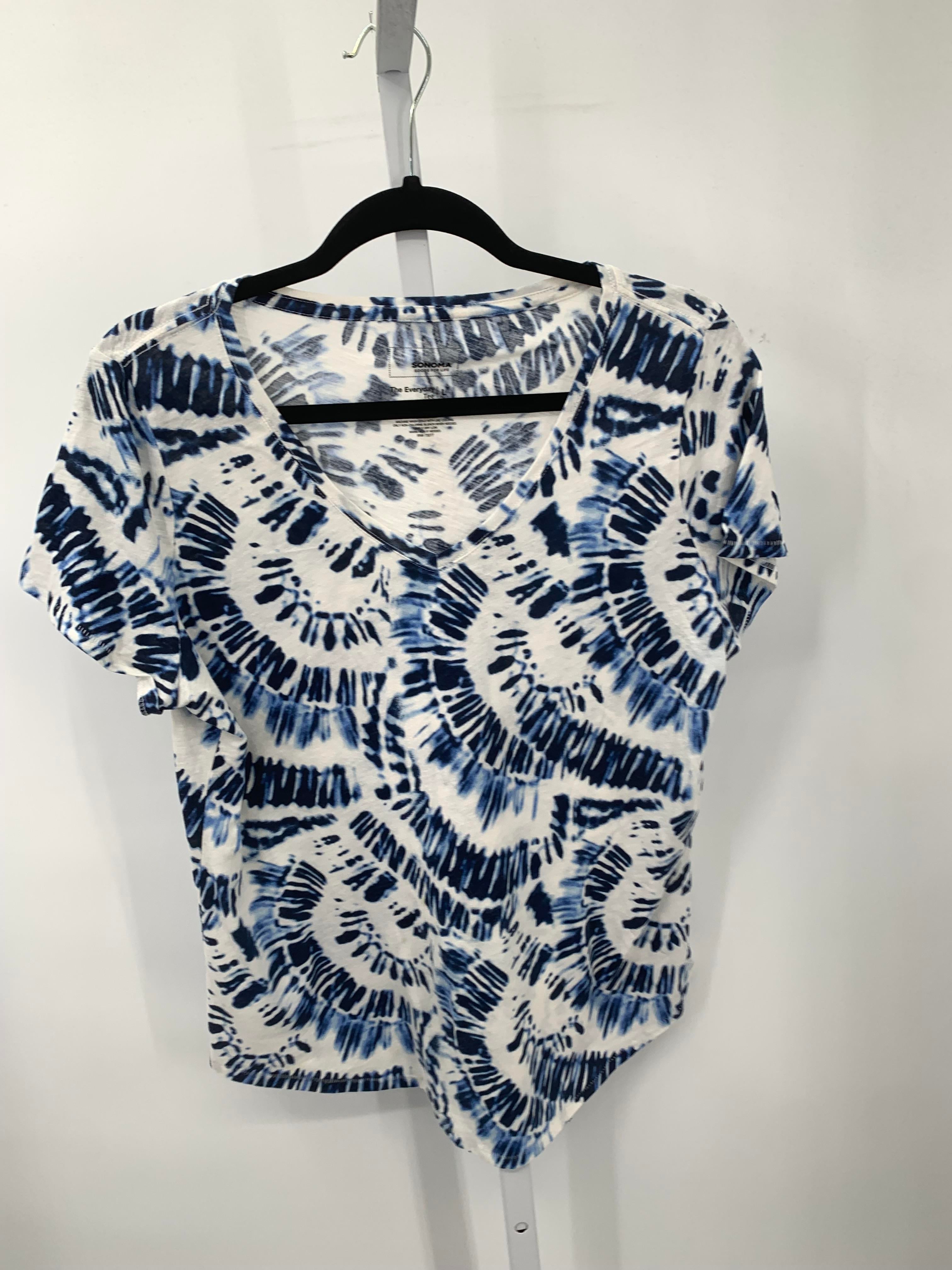 Sonoma Size Large Misses Short Sleeve Shirt