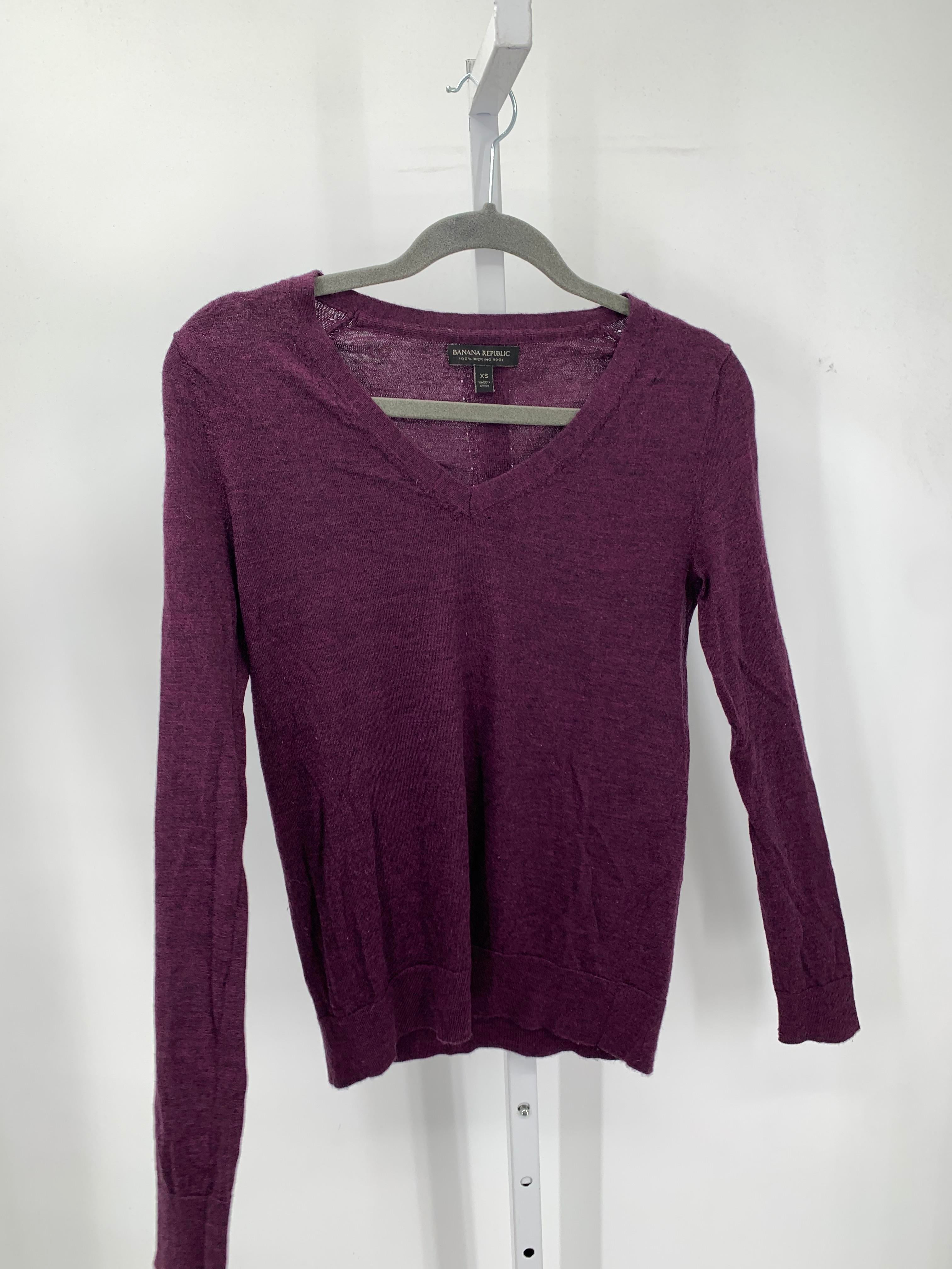 Banana Republic Size X Small Misses Long Slv Sweater