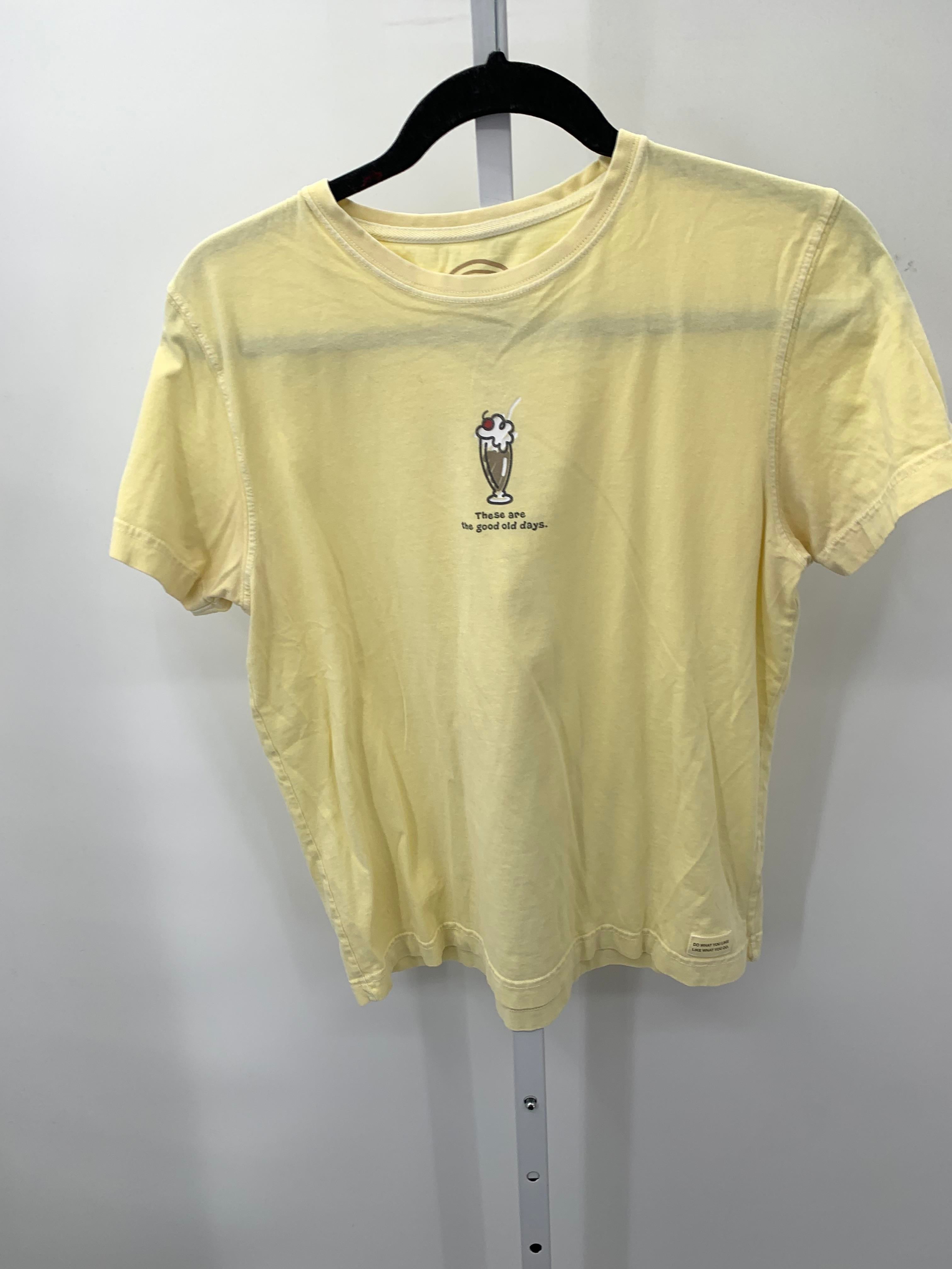 Life is Good Size Medium Misses Short Sleeve Shirt