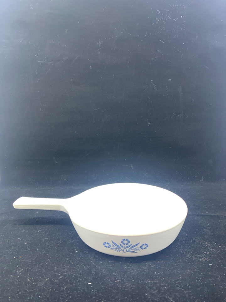 VTG BLUE CORNFLOWER CORNING WARE SKILLET.