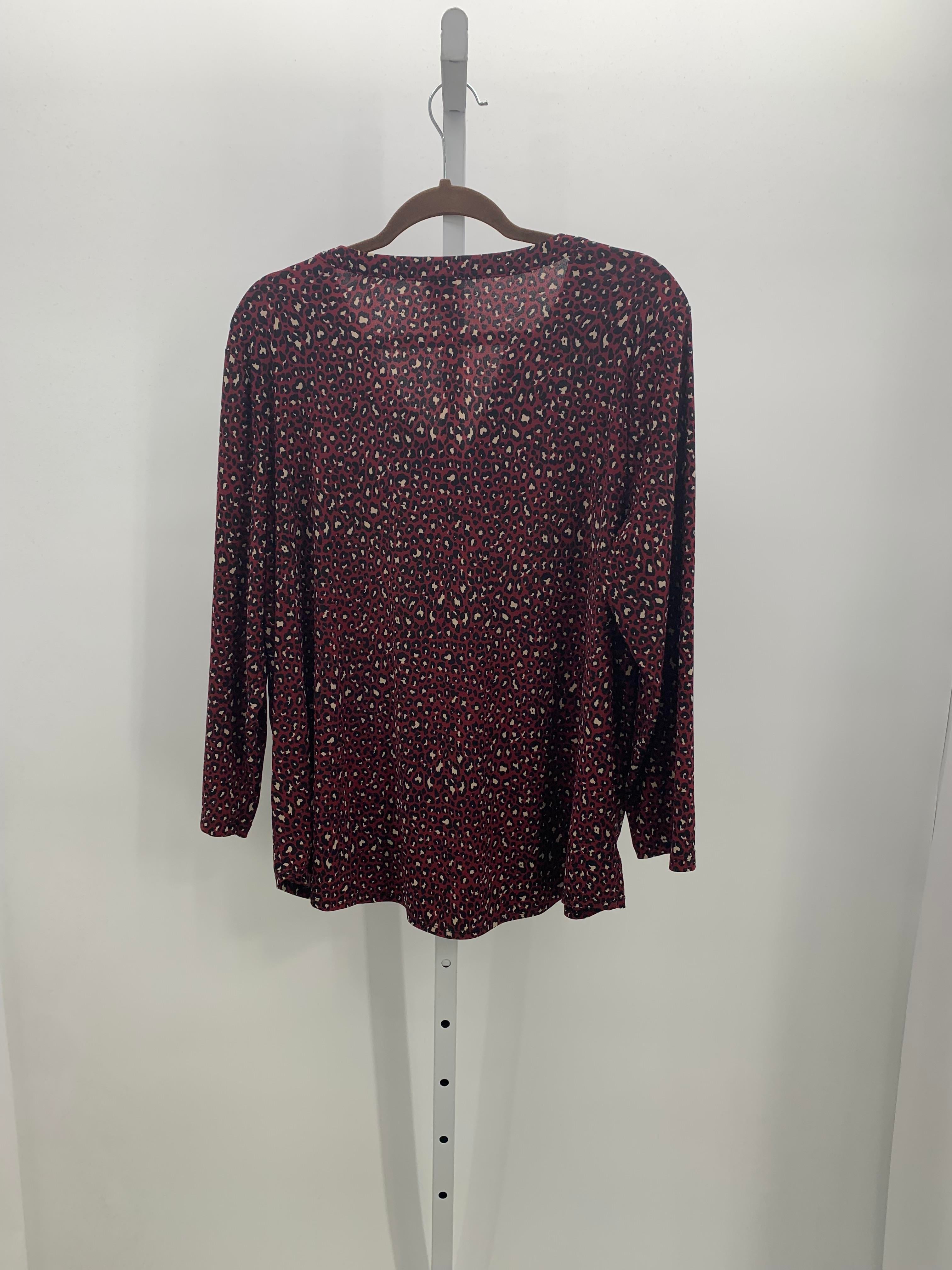 Anne Klein Size Extra Large Misses 3/4 Sleeve Shirt