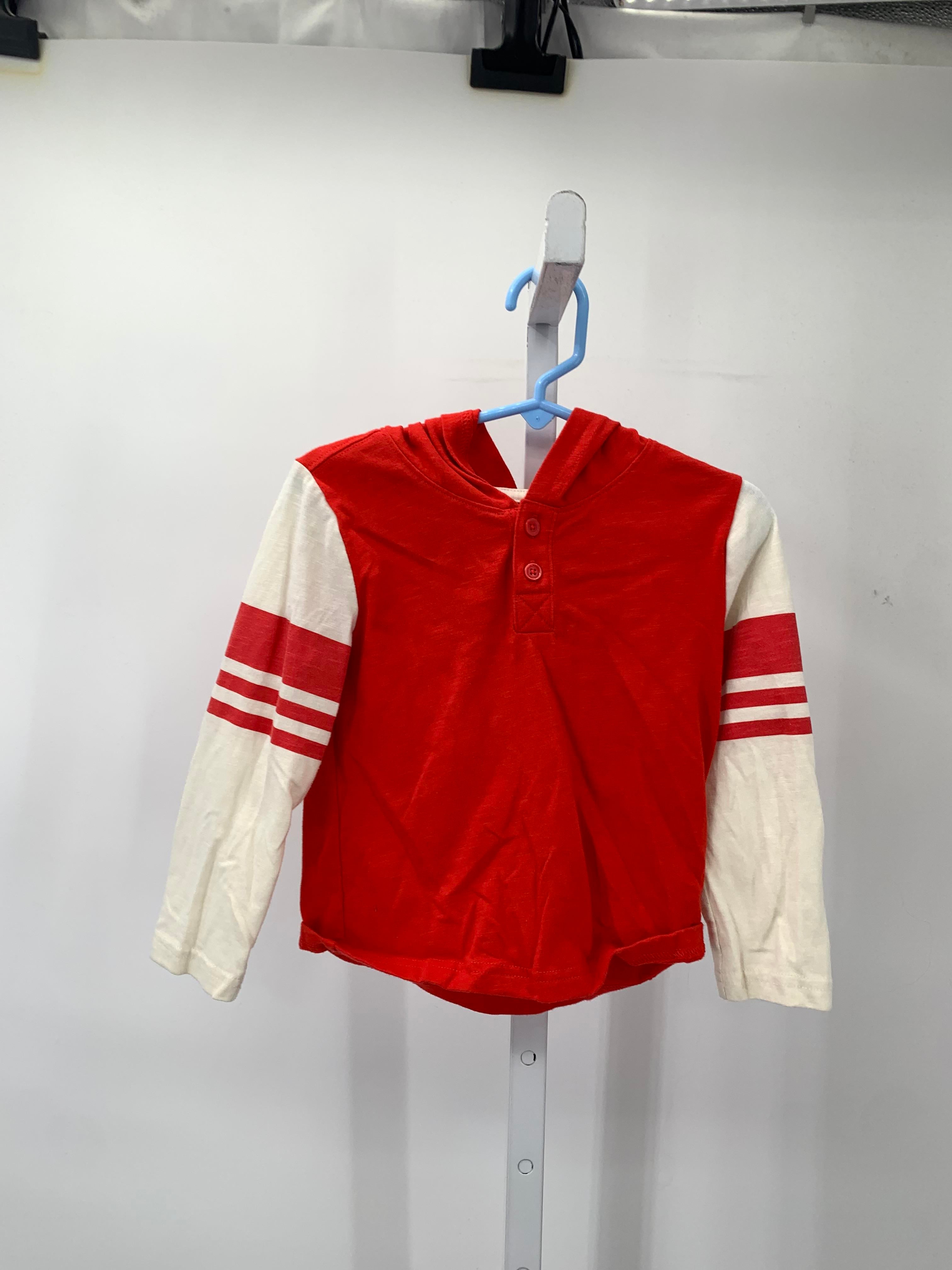 WHITE STRIPES HOODED KNIT