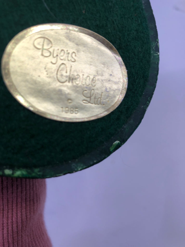 BYERS' CHOICE MAN IN TAN PANTS W BLACK COAT-1985.