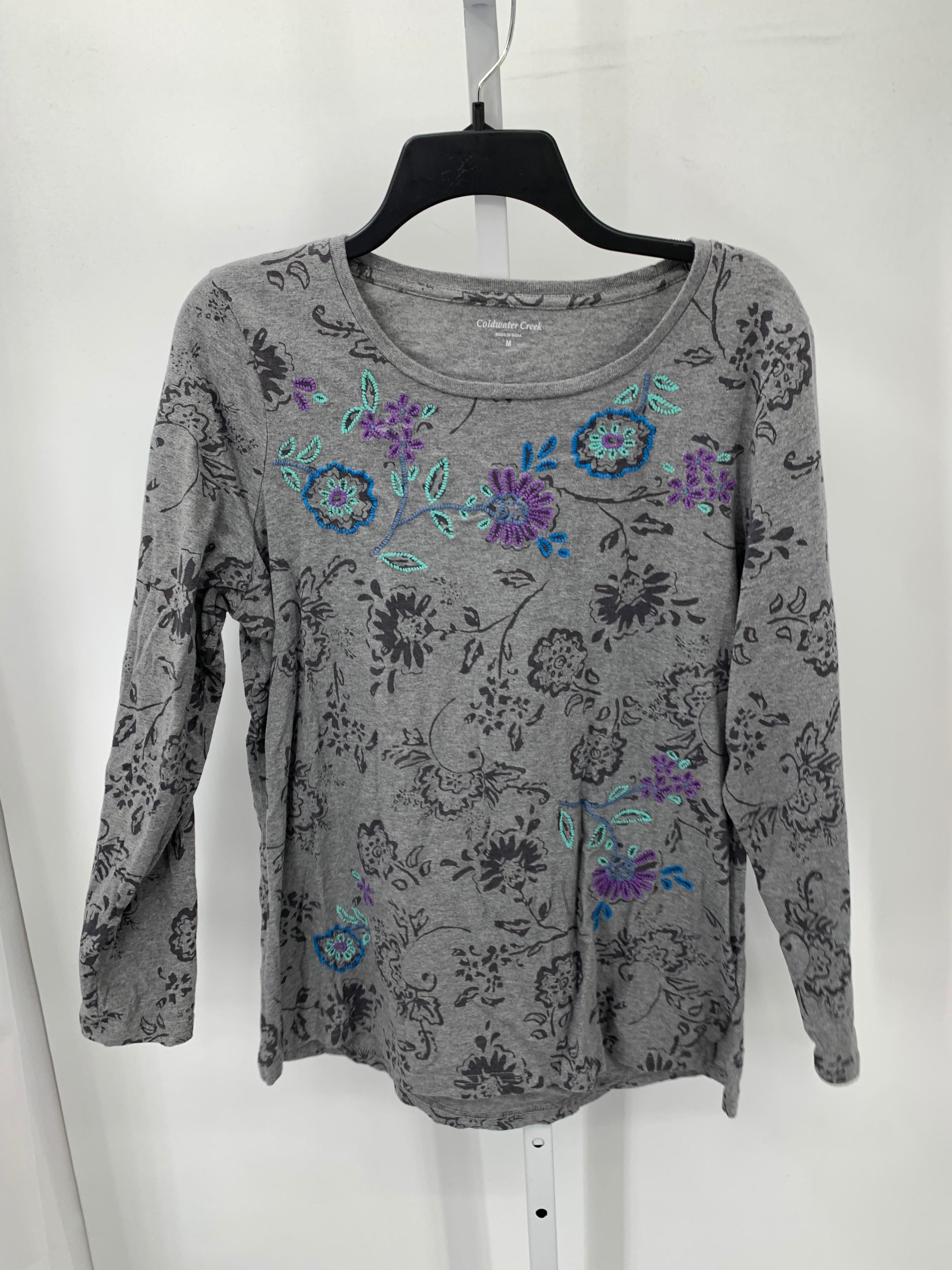 Coldwater Creek Size Medium Misses Long Sleeve Shirt