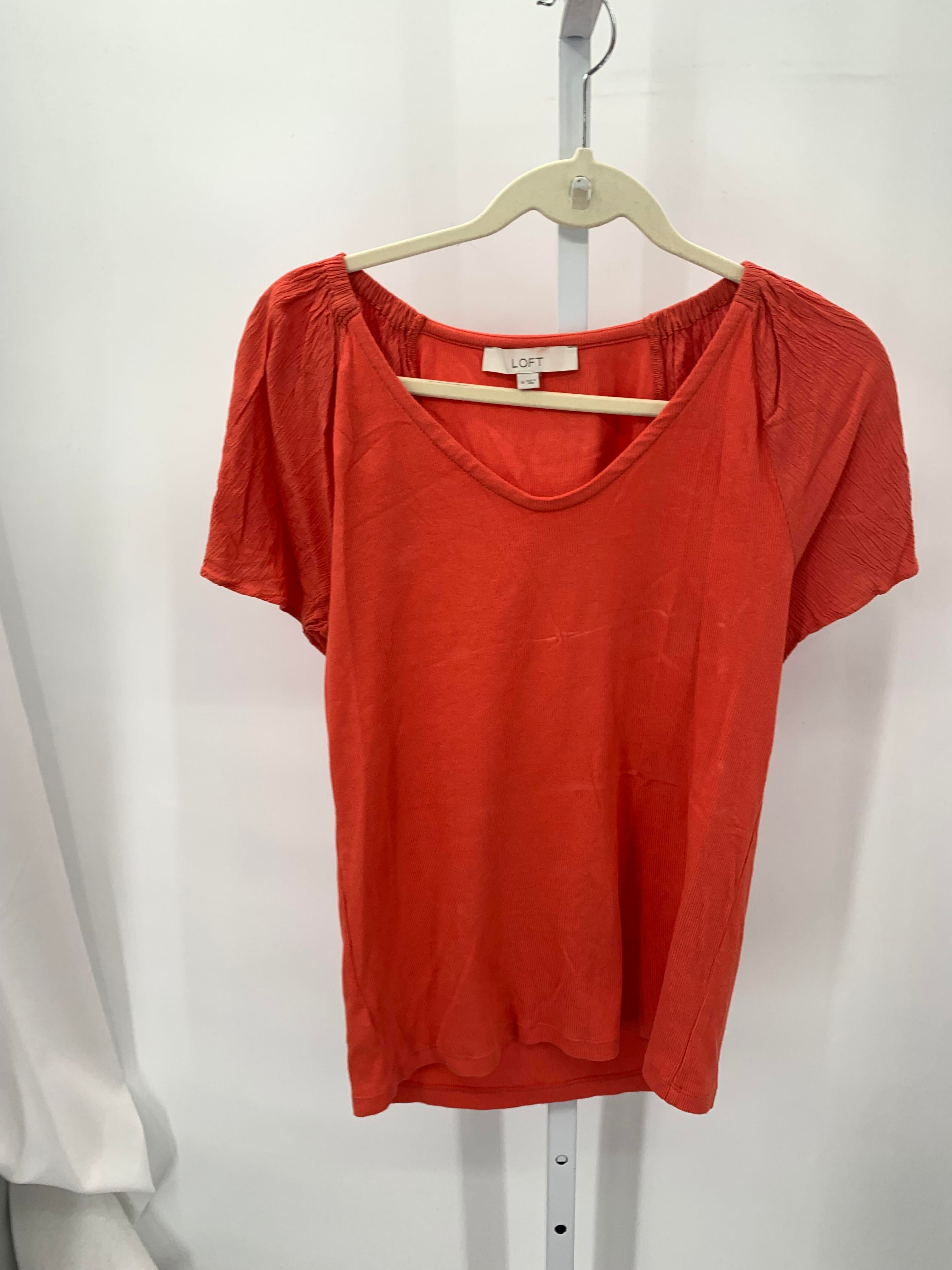 Loft Size Medium Misses Short Sleeve Shirt
