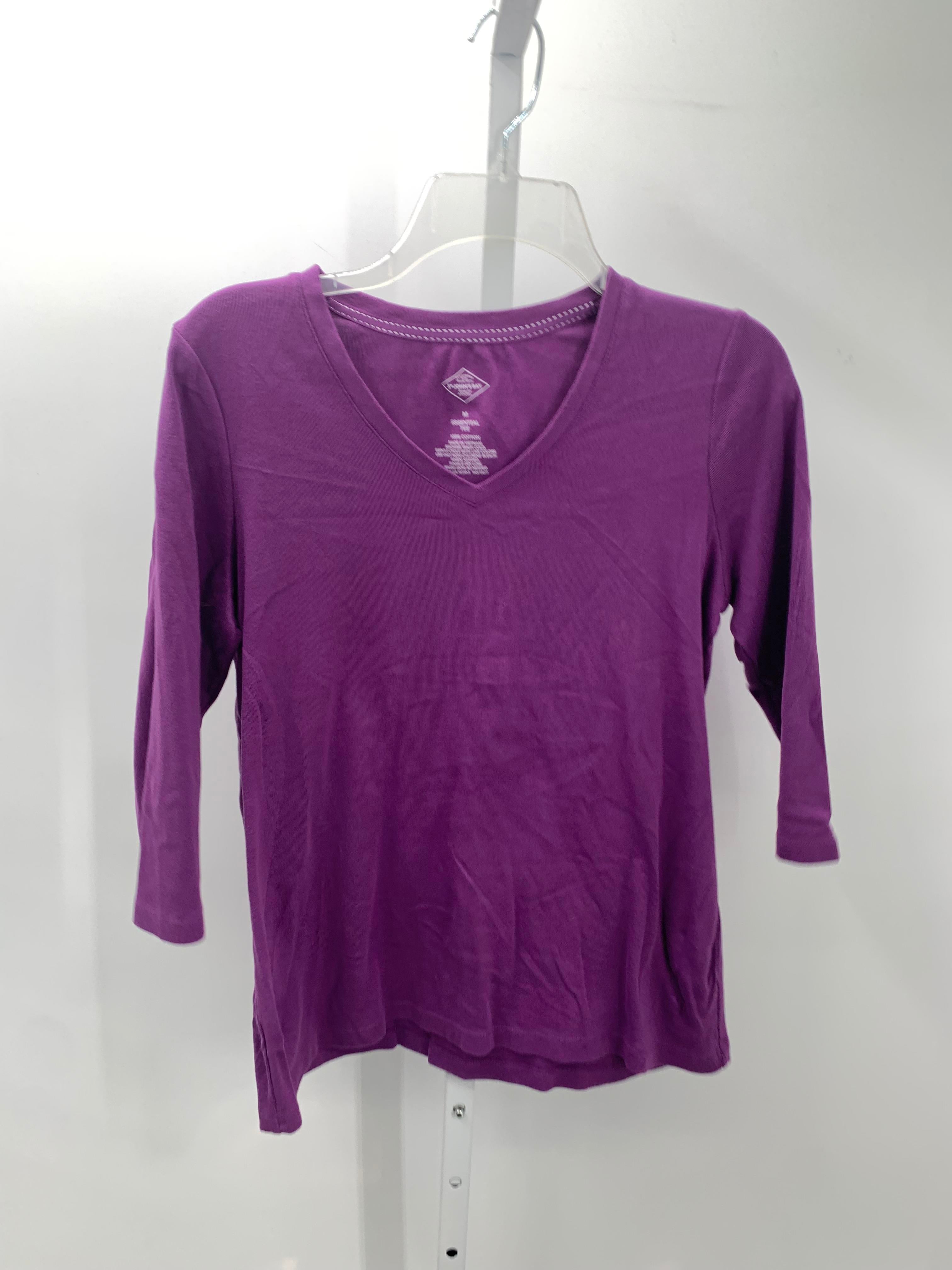 St. Johns Bay Size Medium Misses 3/4 Sleeve Shirt