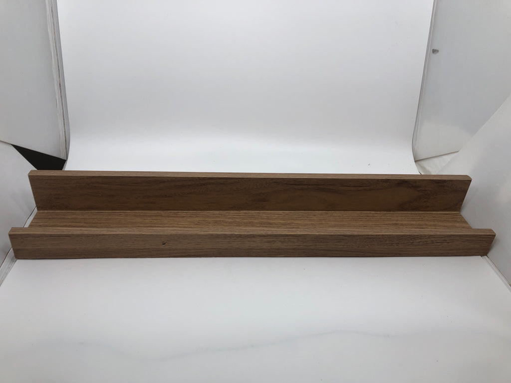 TAN WALL SHELF.