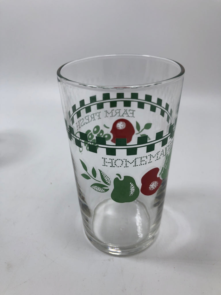 4 FARM FRESH MINI TUMBLERS - LIBBY.