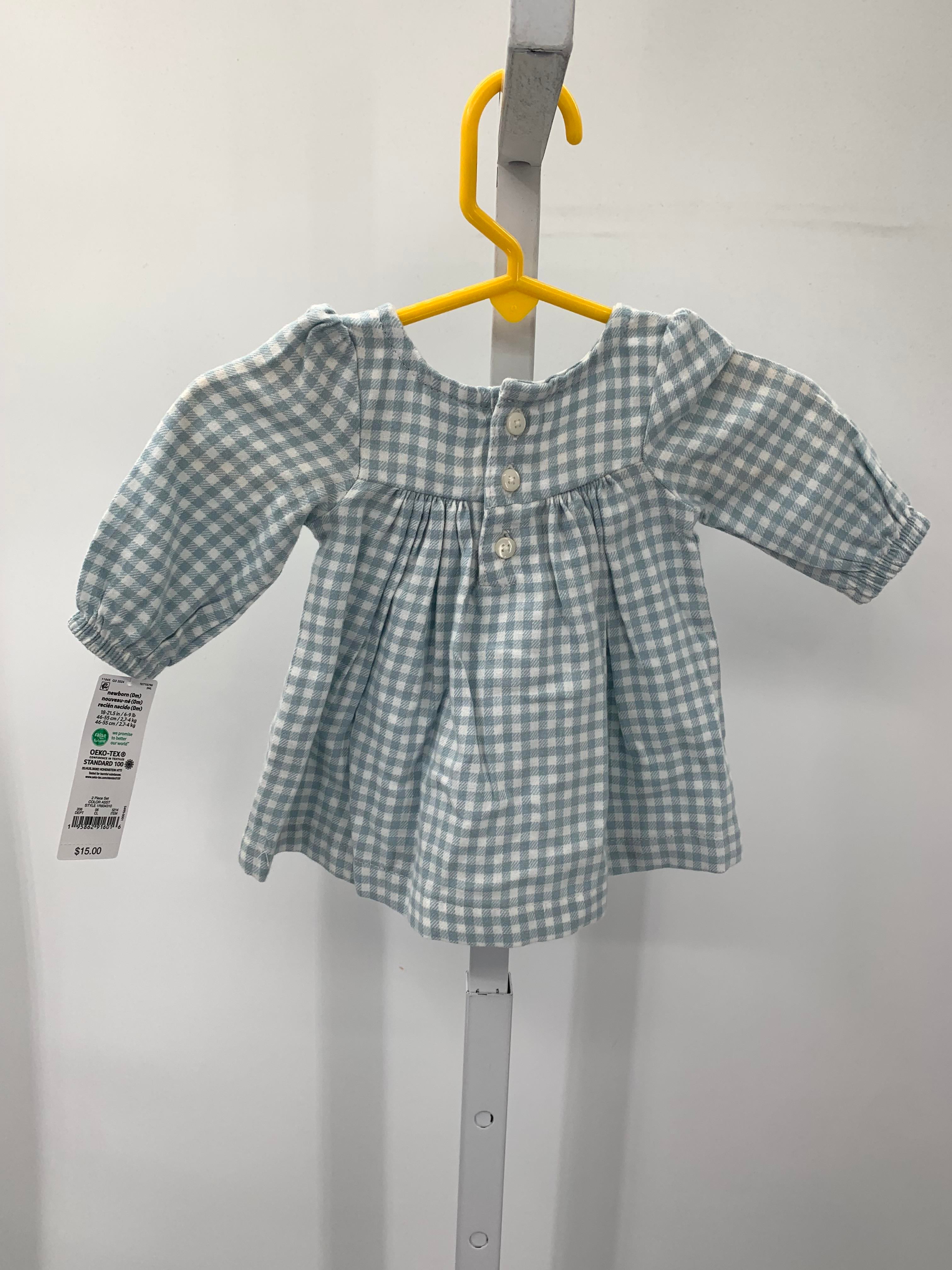 Carters Size Newborn Girls Long Sleeve Shirt