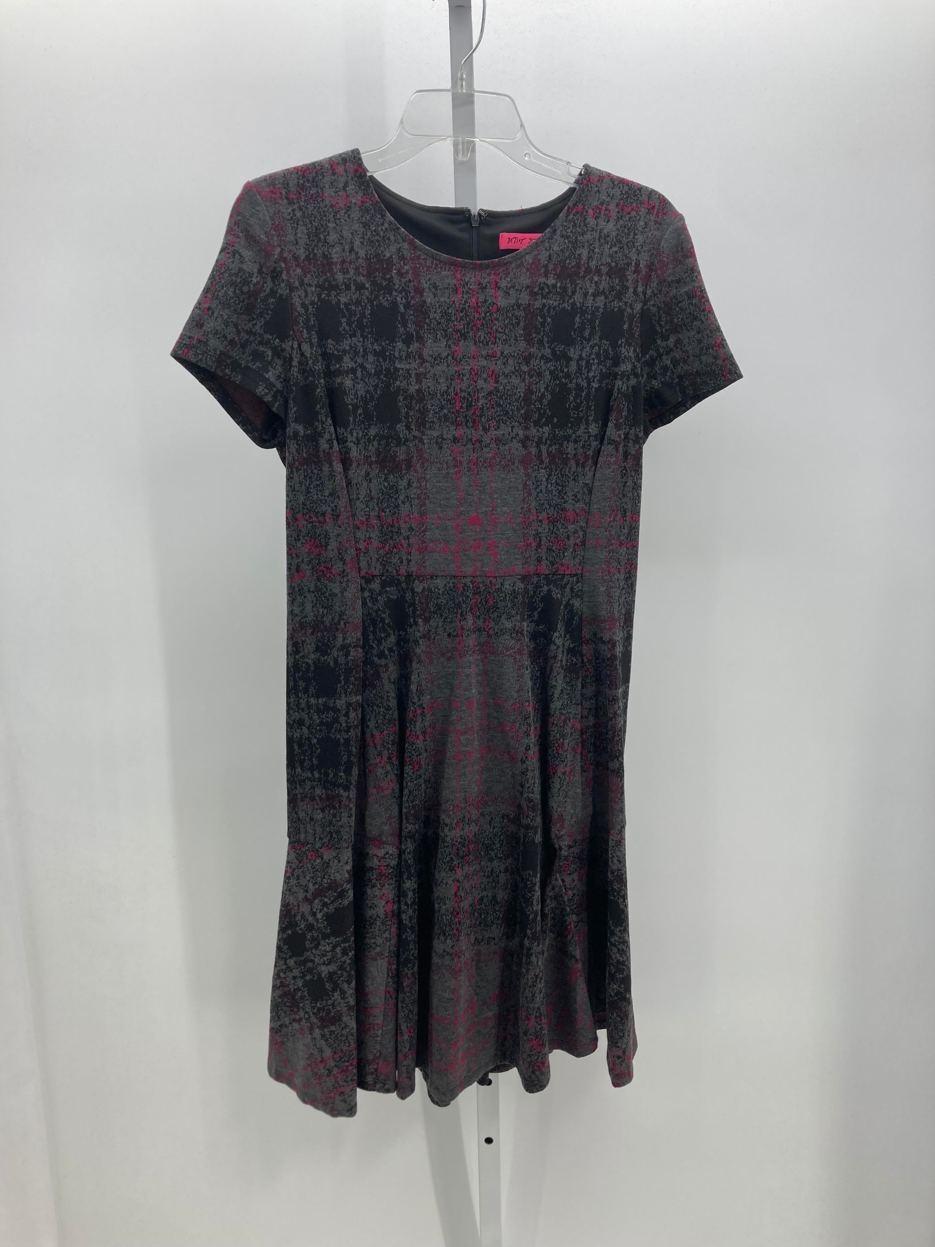 Betsey Johnson Size 8 Misses Short Sleeve Dress