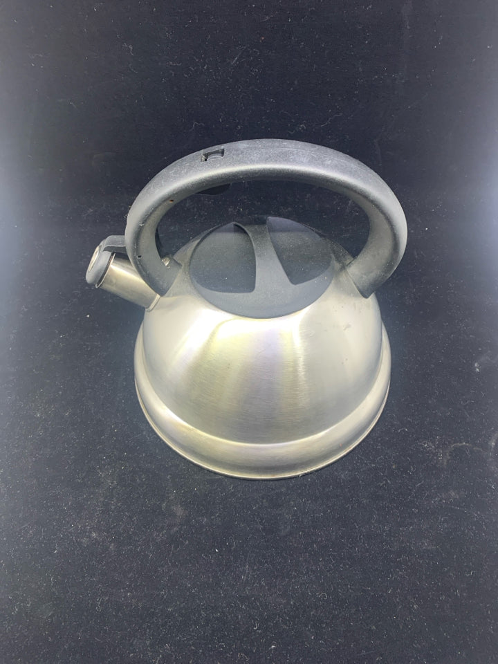 SILVER TEA KETTLE.