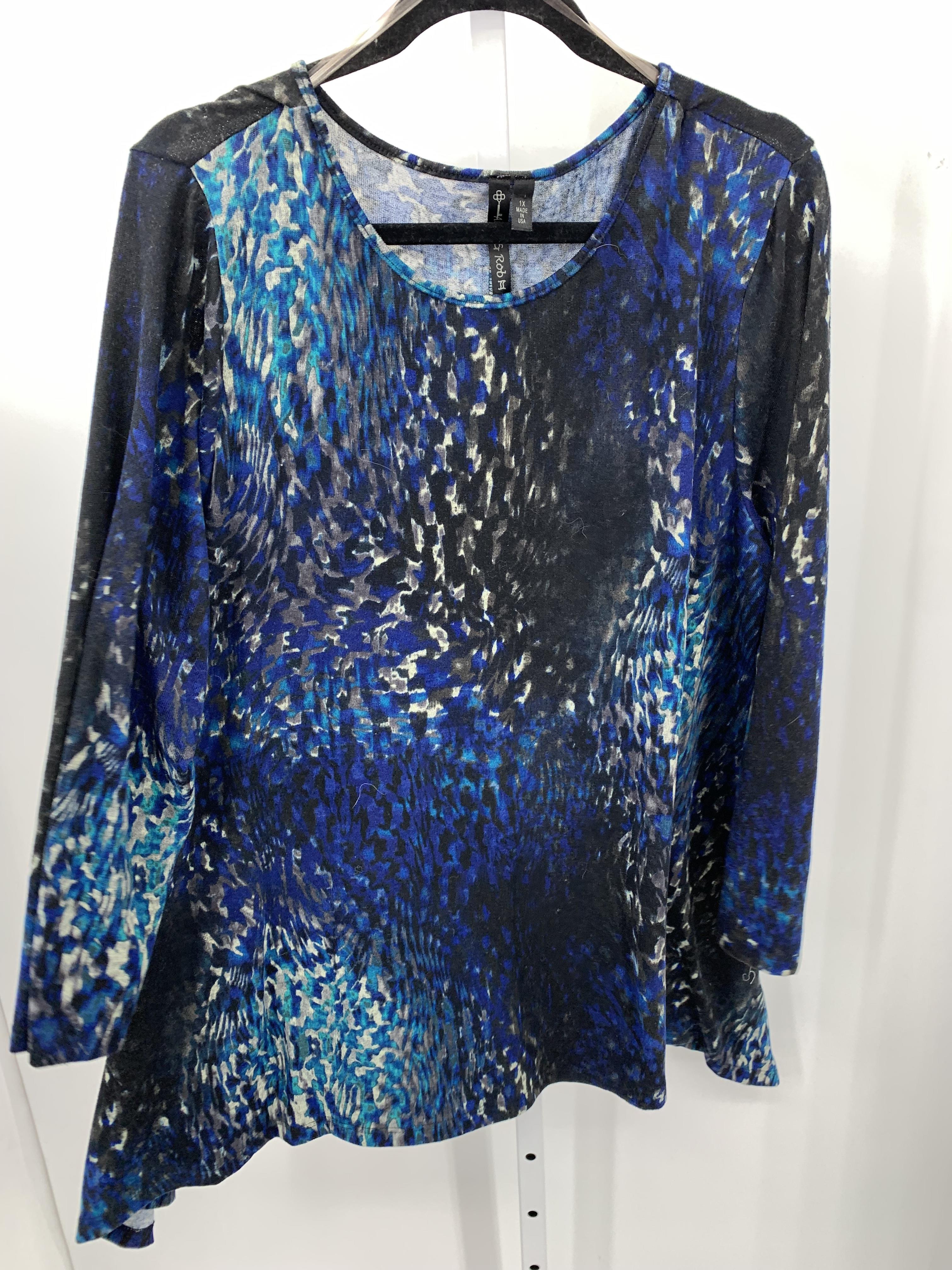 Size 1X Womens Long Sleeve Shirt