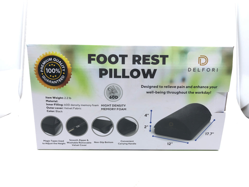 NIB FOOT REST PILLOW.