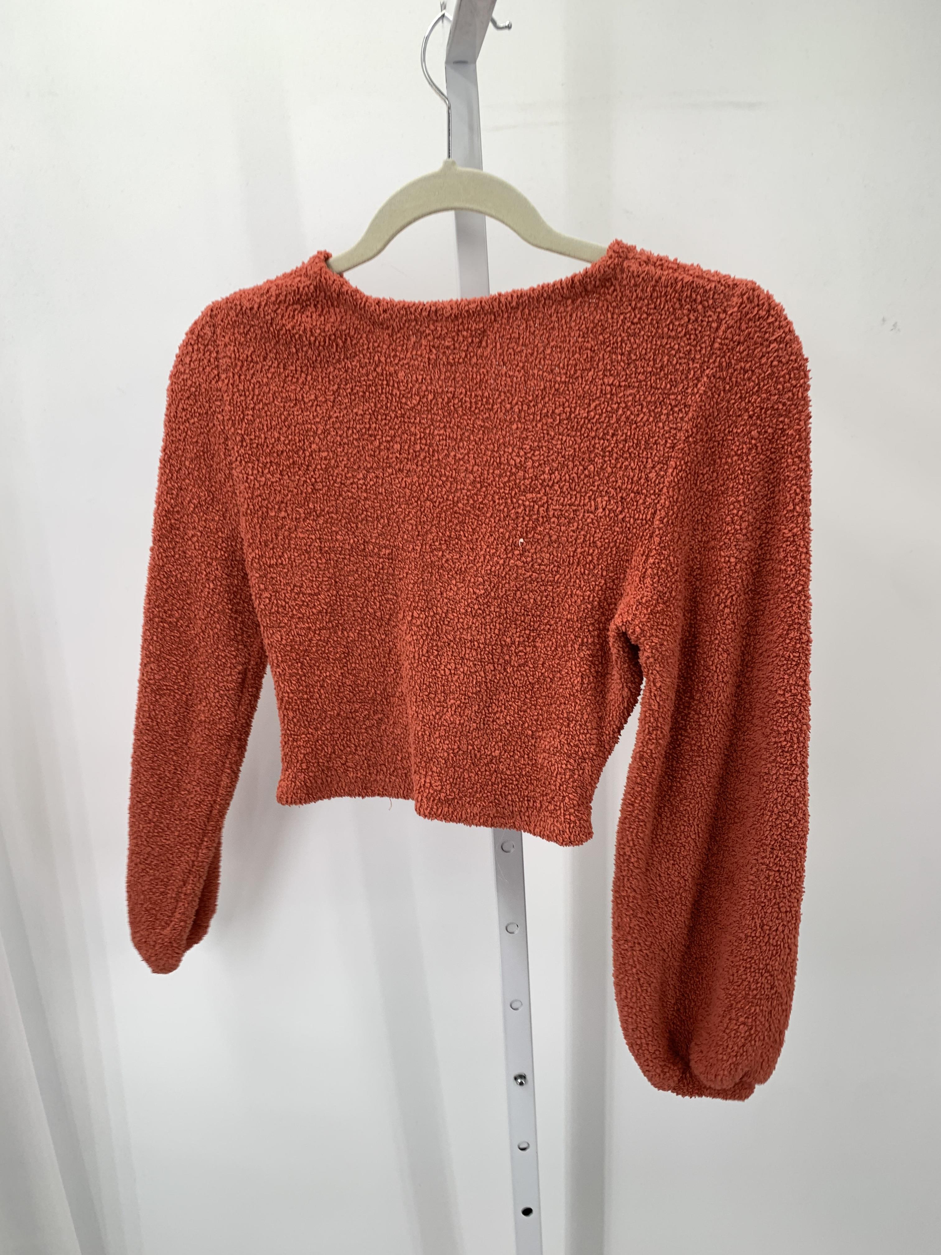 Size X Small Juniors Long Sleeve Sweater