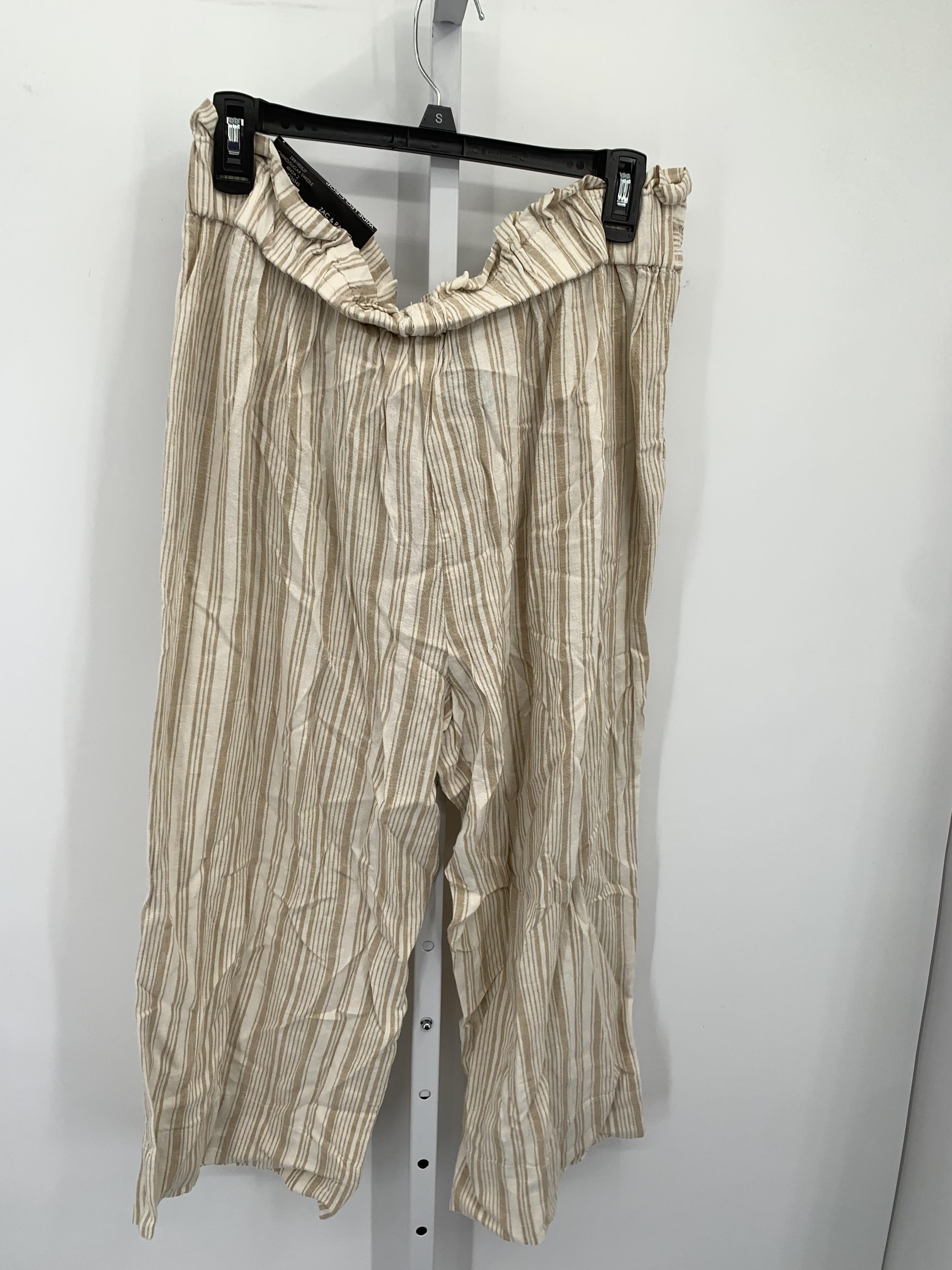 Zac & Rachel Size Large Misses Cropped Pants