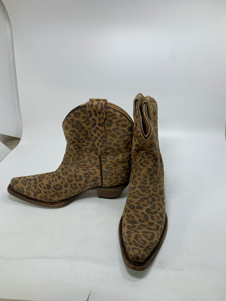 Corral Teens Leopard Print Western Boots - New With Tags