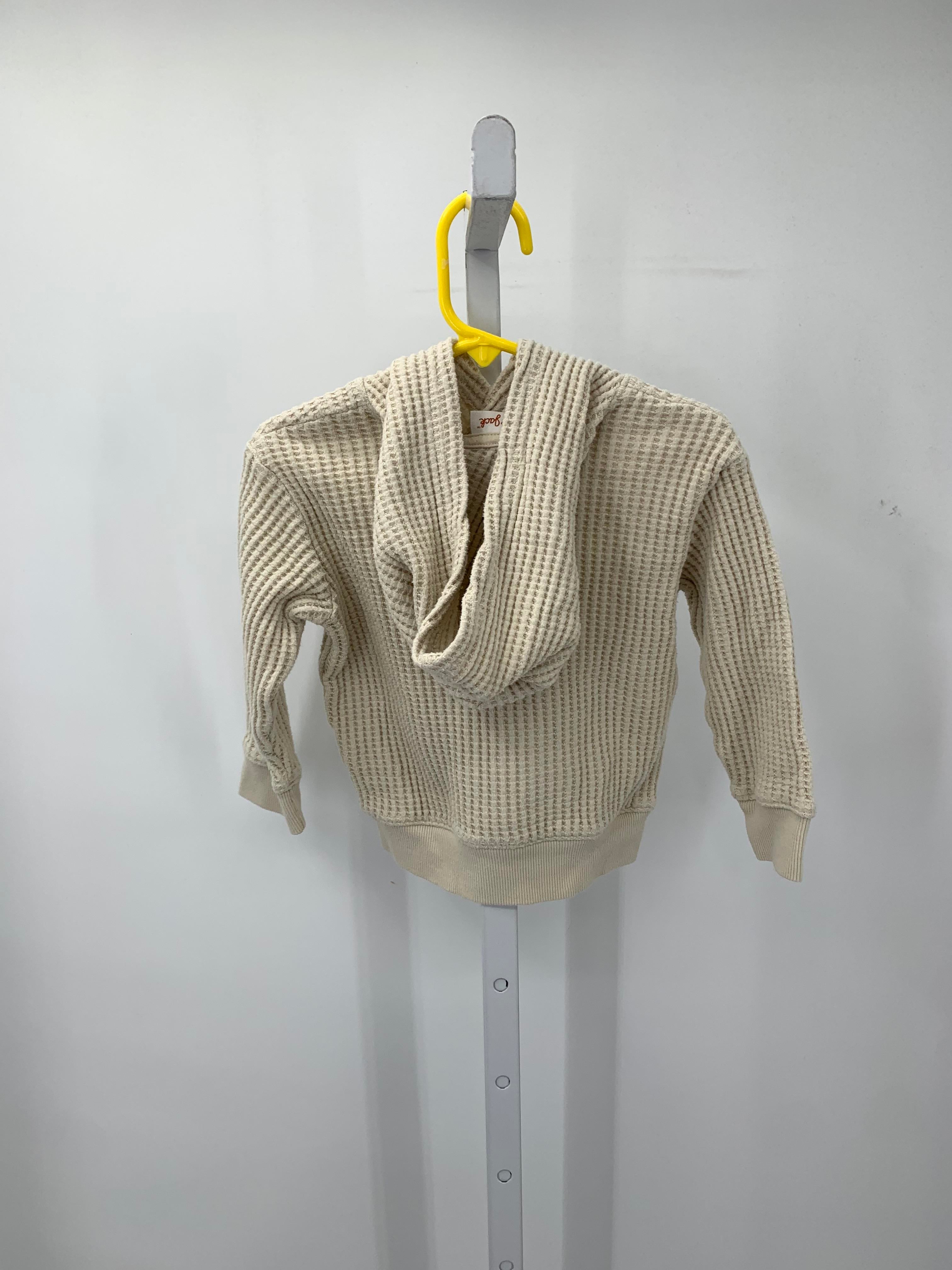 HOODED DINO WAFFLE KNIT