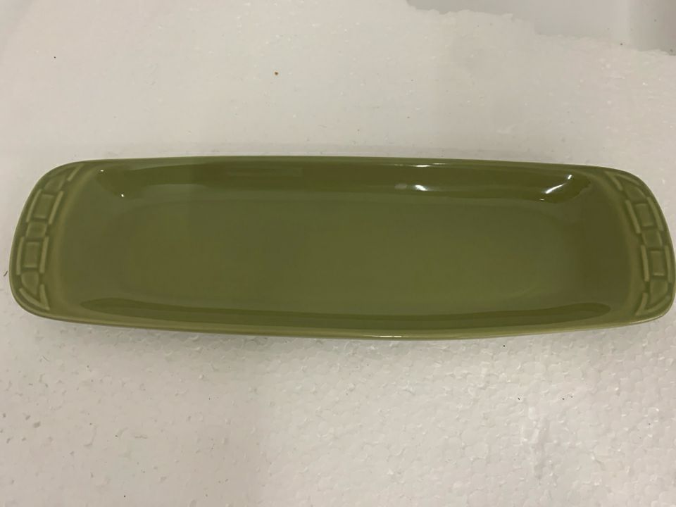 NIB WOVEN TRADITIONS OLIVE PLATE SAGE COLOR LONGABERGER.
