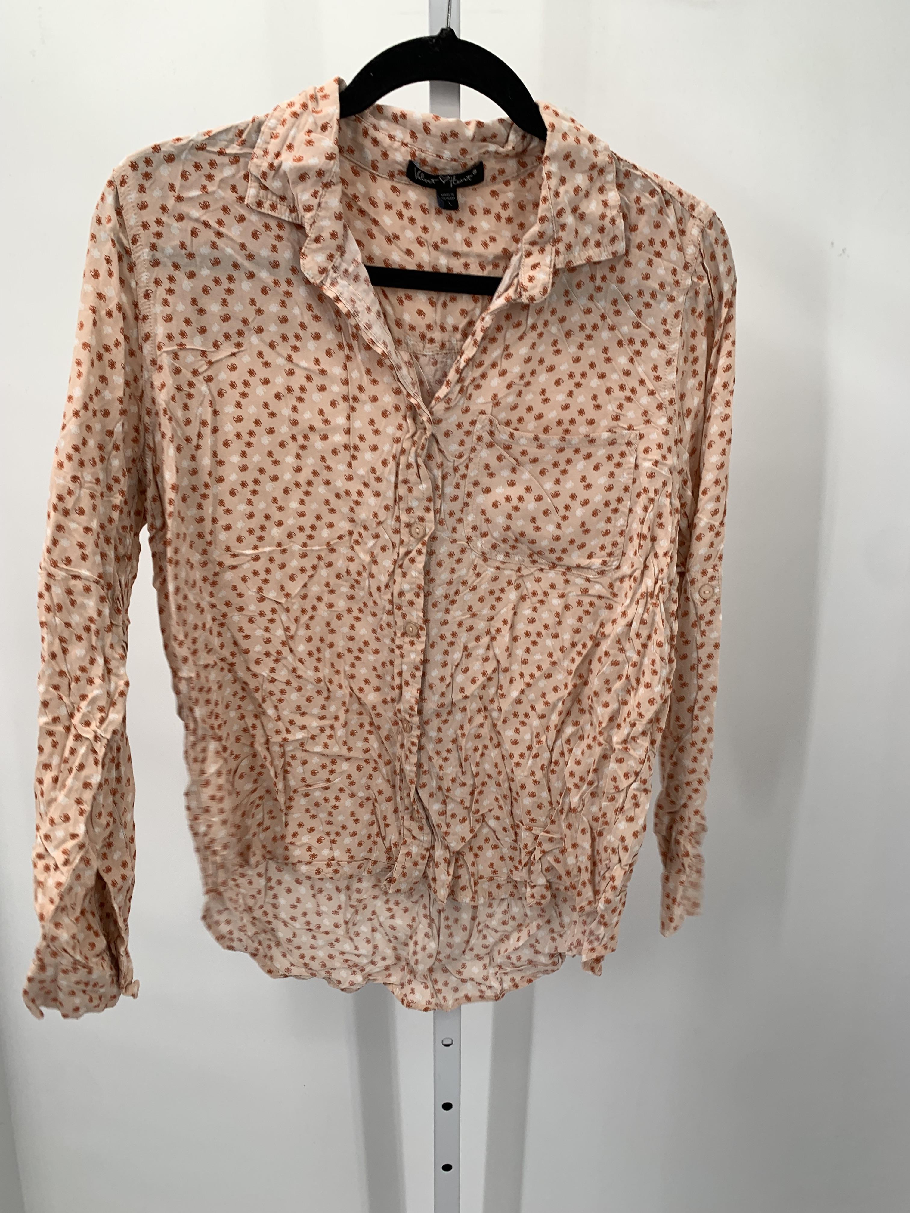 Velvet Heart Size Large Juniors Long Sleeve Shirt