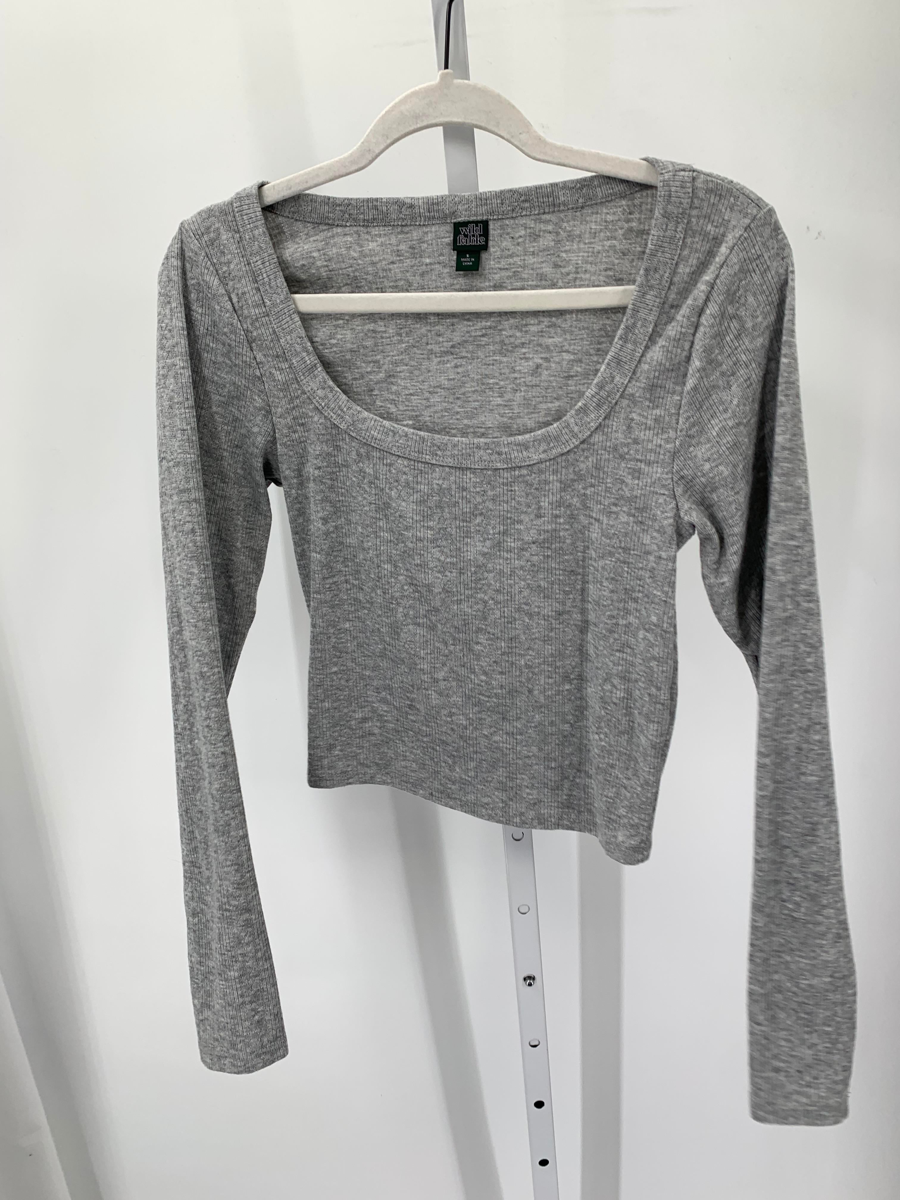 Wild Fable Size Small Juniors Long Sleeve Shirt