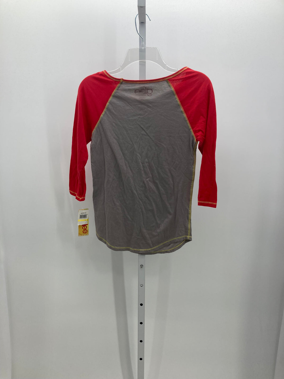 Size Small Juniors 3/4 Sleeve Shirt