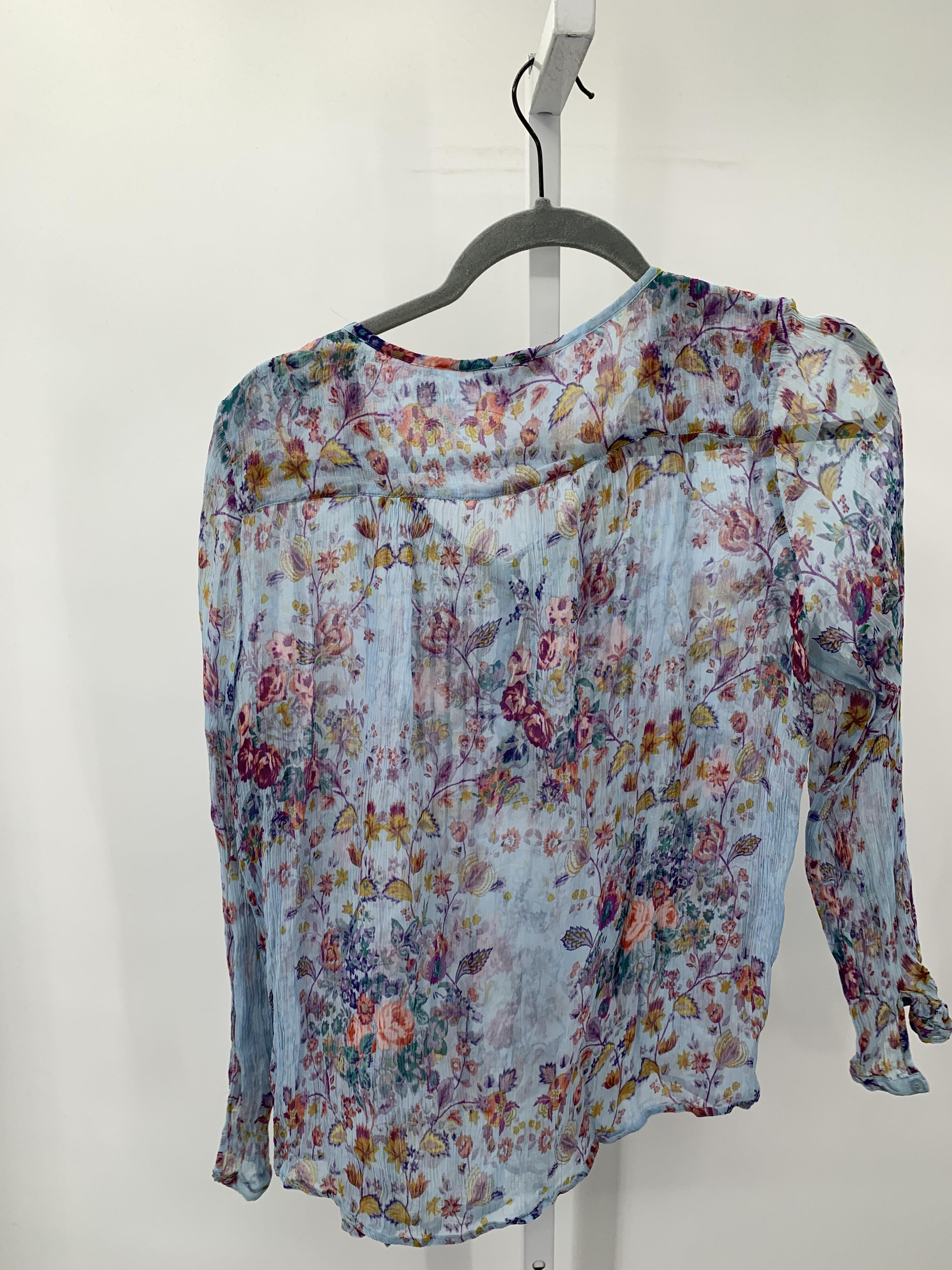 Lucky Brand Size Small Misses Long Sleeve Shirt