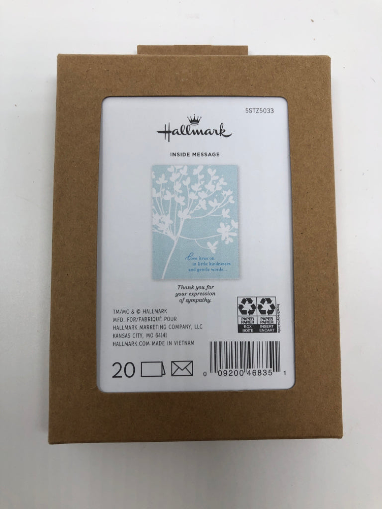 NIB "LOVE LIVES ON" HALLMARK THANK YOU CARDS.